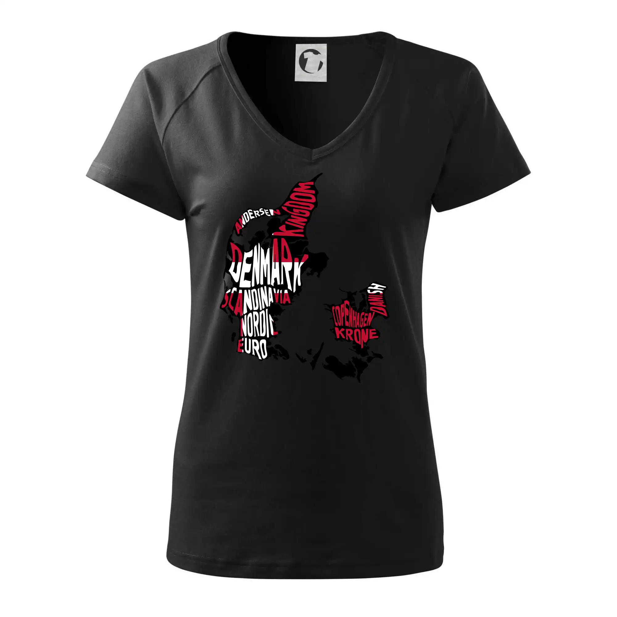 Mapy - názvy měst - Dánsko