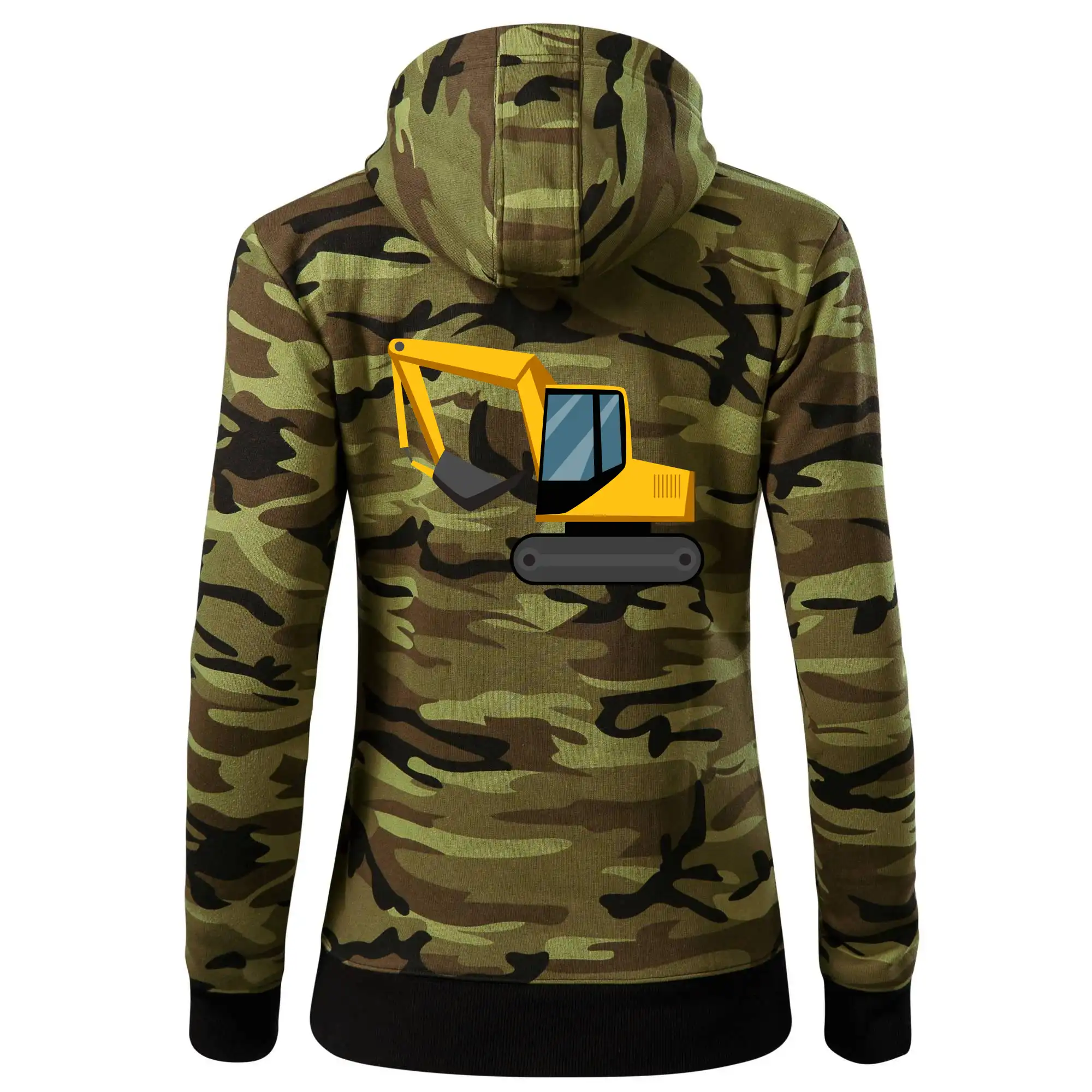 Bagr bez nápisu  z boku