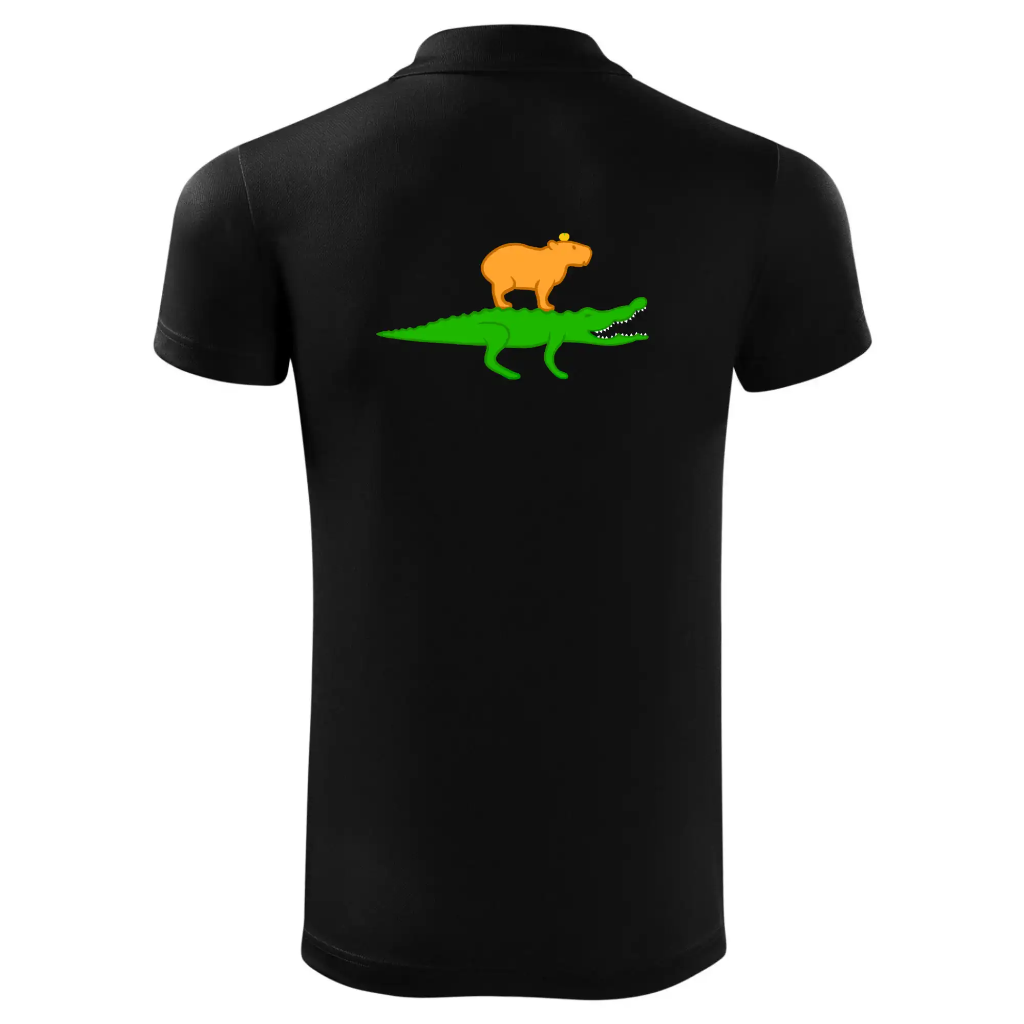 Kapybara na krokodýlovi (Moňas)