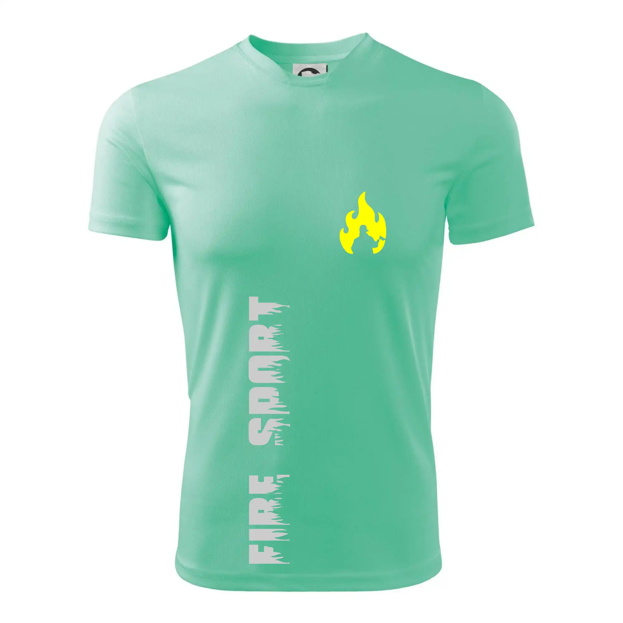 Originálne tričká pre hasičov - Hasiči - Váš názov - FLUO + Reflexná potlač - Detské tričko športové