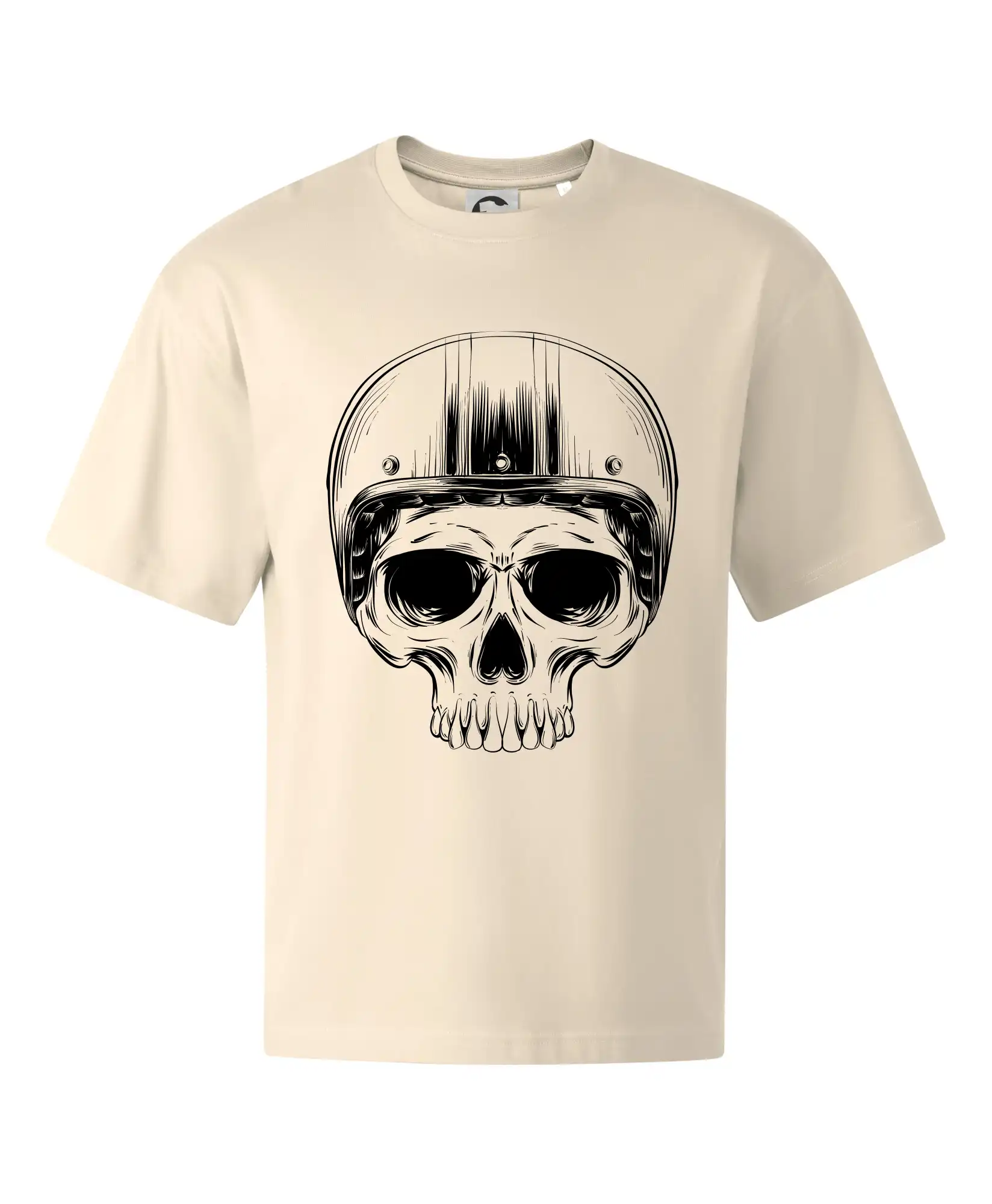 Motorkár lebka s guľatou hlavou