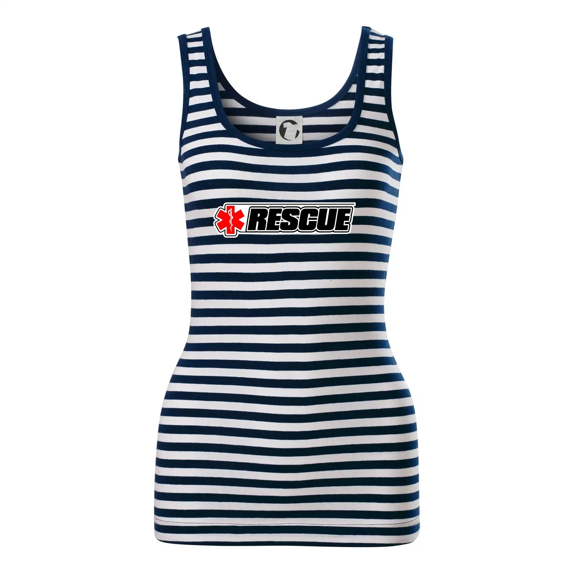 Tričká a mikiny pre záchranárov a lekárov - Kvalitné oblečenie pre zdravotníkov - Záchranár rescue kríž červený - Sailor tielko na vodu