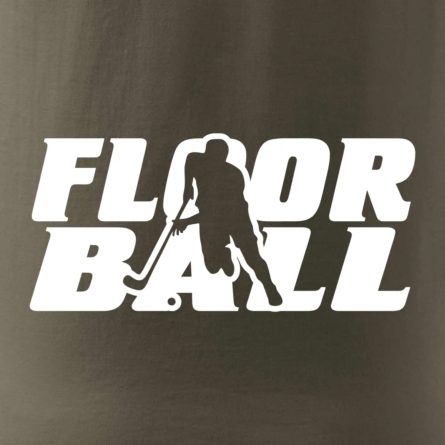 Floorball nápis rovný