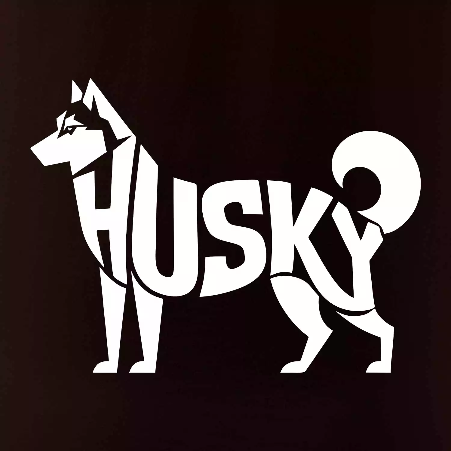 Husky nápis v těle