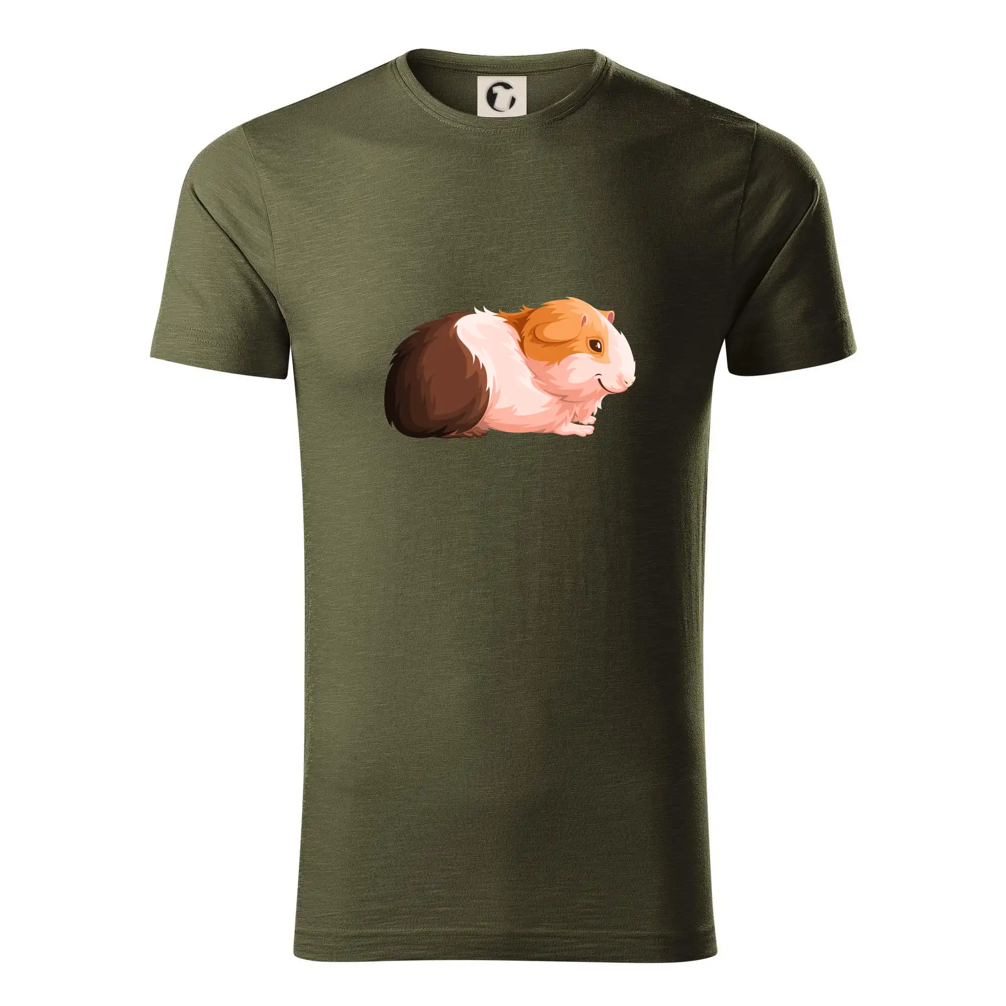 Tričká so zvieratami - Morča - kreslené z boku - Tričko z organickej bavlny