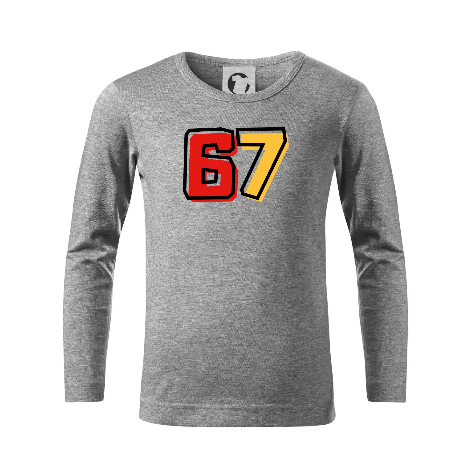 Ostatné nápisy - 67 - čísla - Tričko detské Long Sleeve