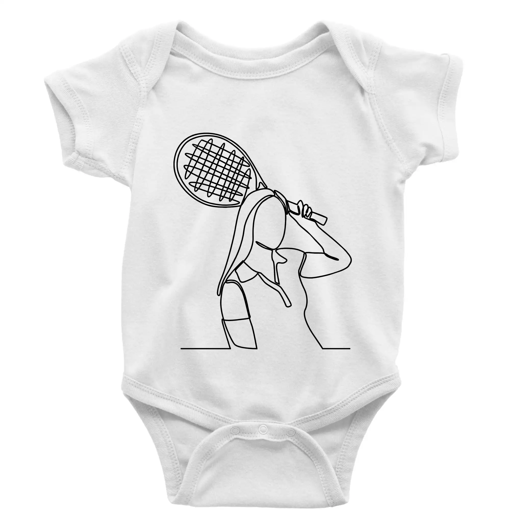 Tenistka  jednim tahem