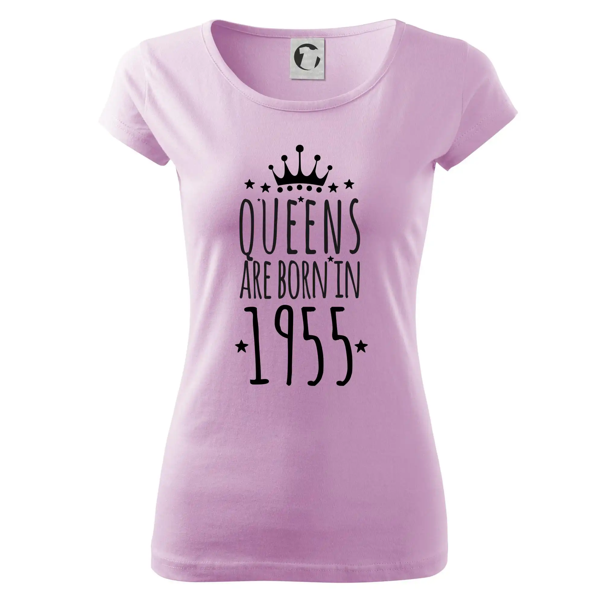 Tričká k narodeninám - Queens are born in 1955 - Dámske tričko Pure