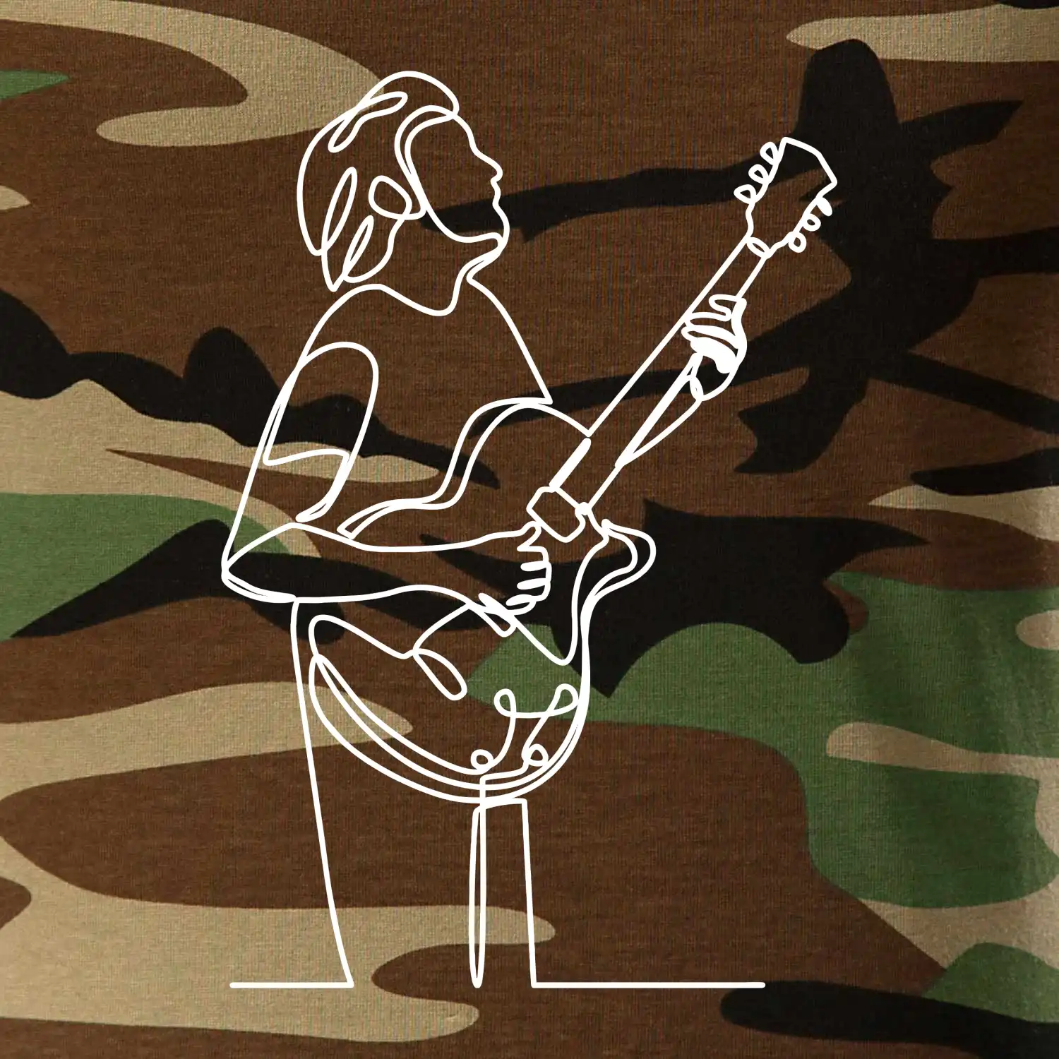 Kytarista jedním tahem