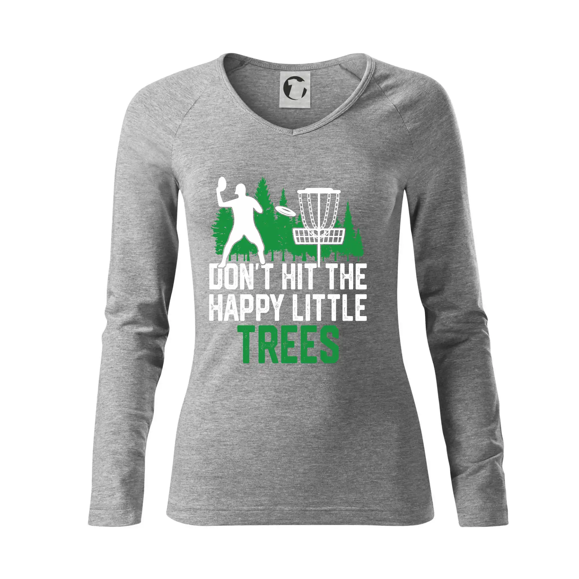 Disc golf happy little trees - Tričko dámske Elegance
