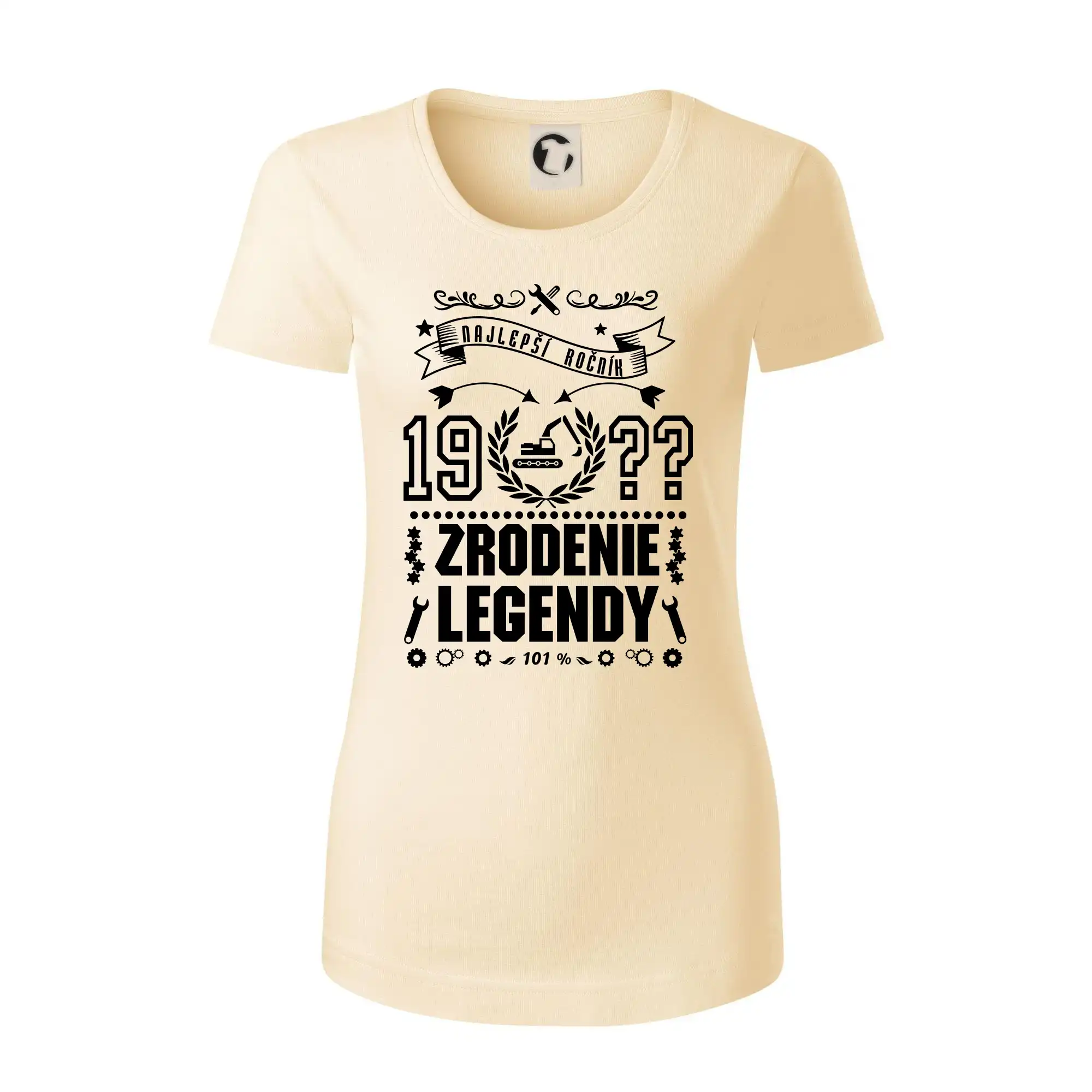 Trička Zrodenie legendy - Zrodenie legendy pre strojníka - Dámske tričko z organickej bavlny Origin (GOTS)