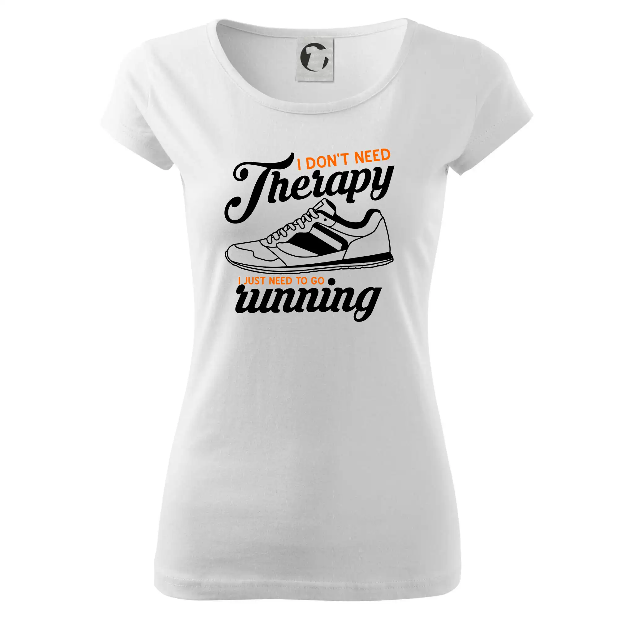 Tričká pre bežcov - I don't need therapy running - Dámske tričko Pure