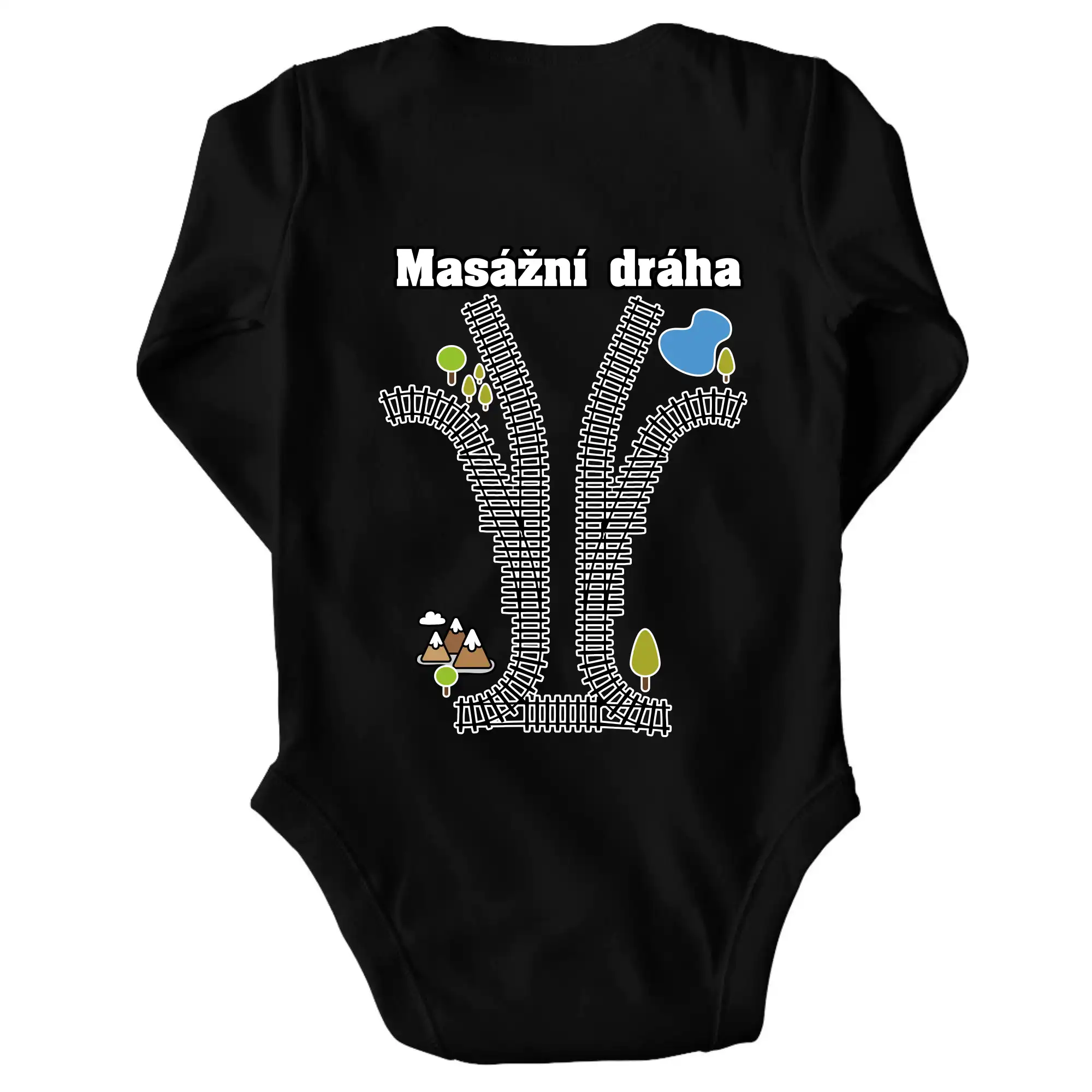 Masážna dráha - Body zavinovacie s dlhým rukávom