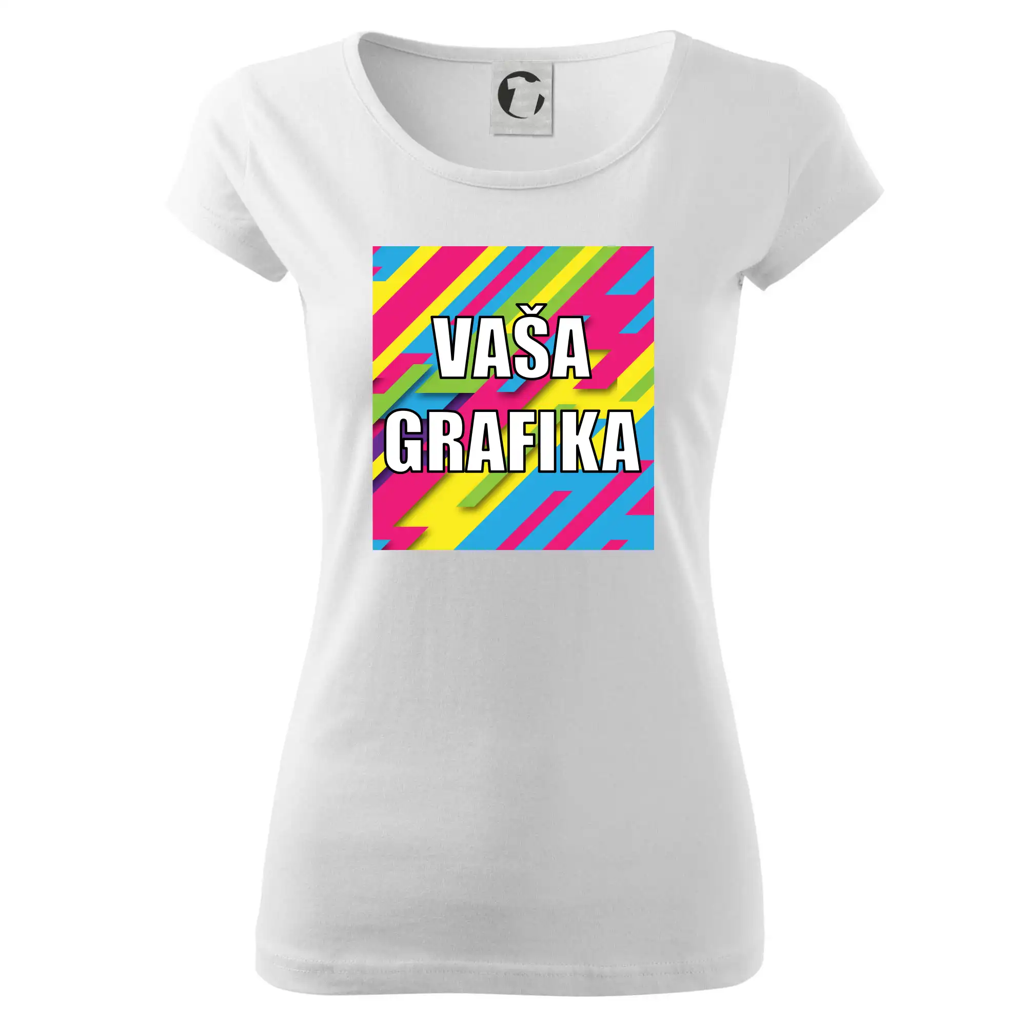 MyShirt tričká - Potlač s vašou grafikou - Dámske tričko Pure