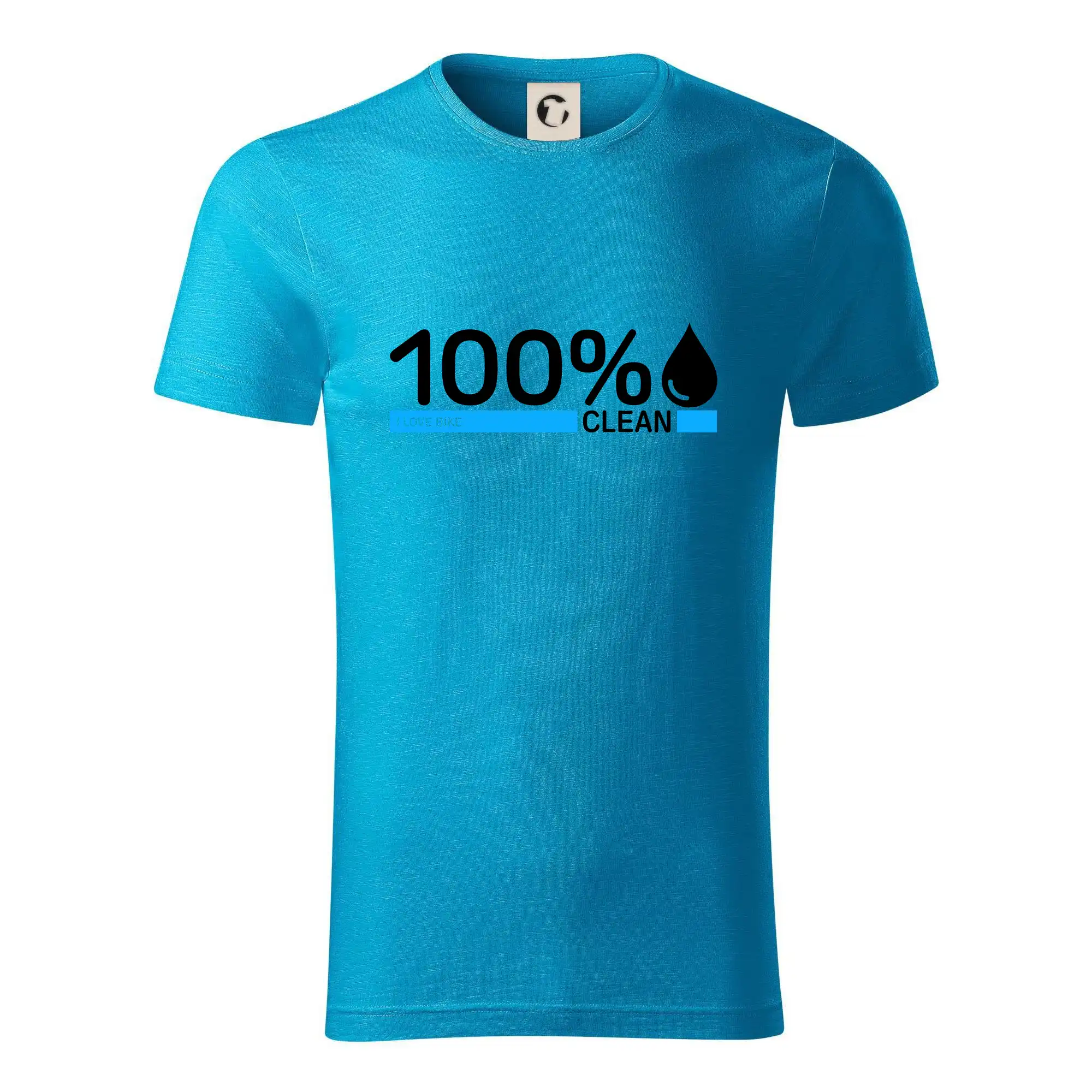 Tričko ako darček pre cyklistu - 100% Clean - Tričko z organickej bavlny