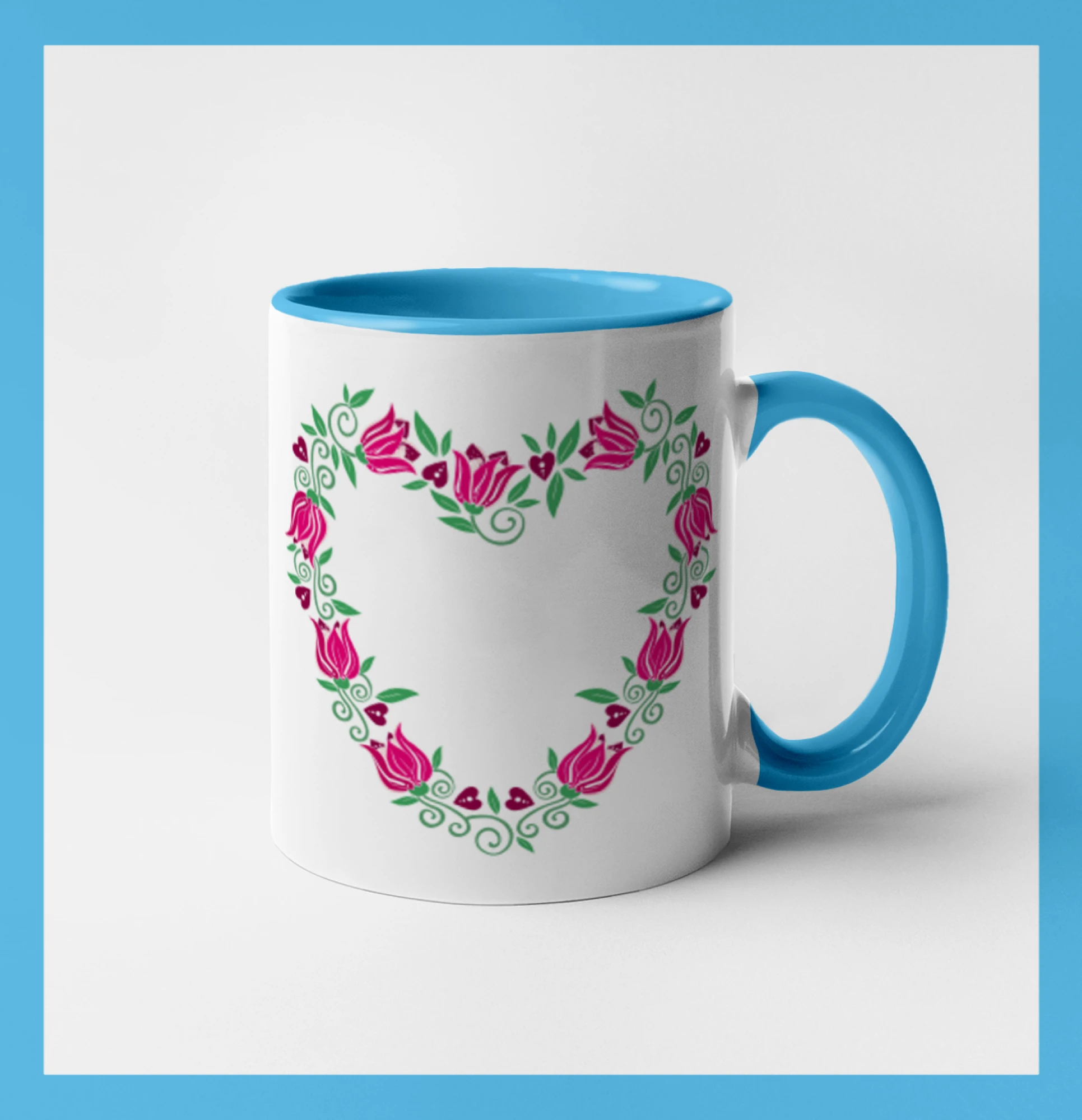 Červené tulipánové srdiečko (Pecka design)