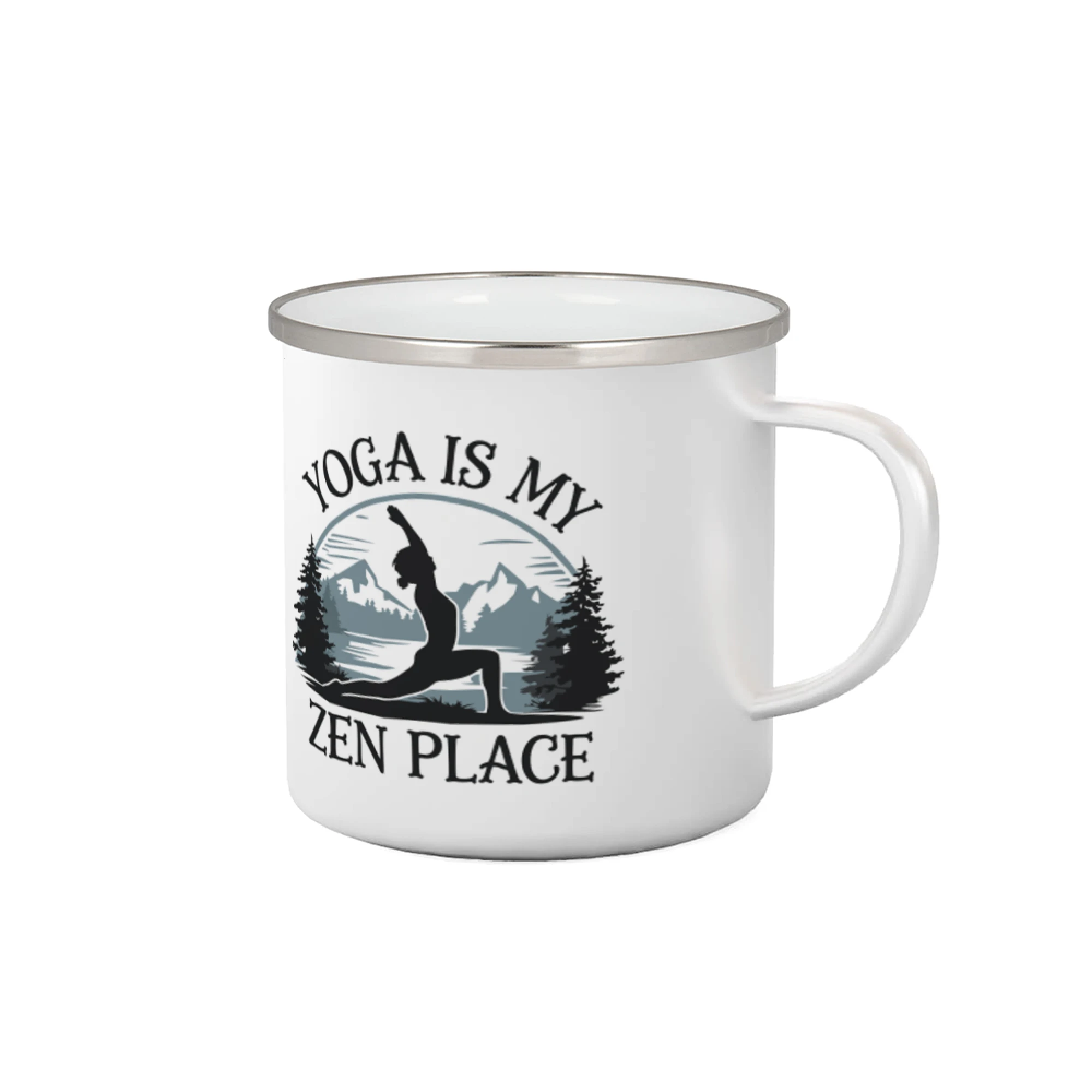 Tričká na jógu - Yoga is my zen place - Plecháčik