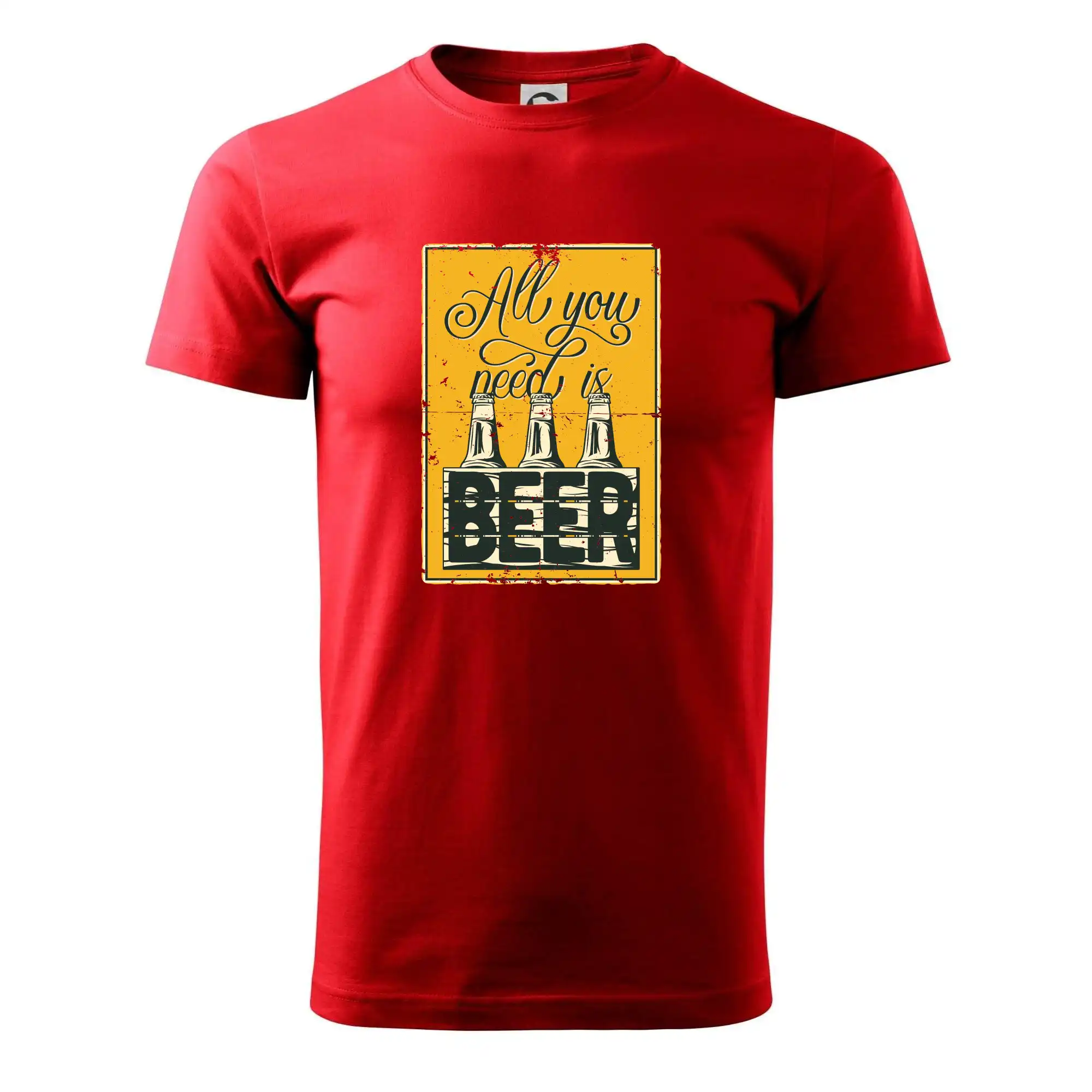 Vtipná tričká pre pivárov - All you need is beer - Klasické pánske tričko vyššej gramáže