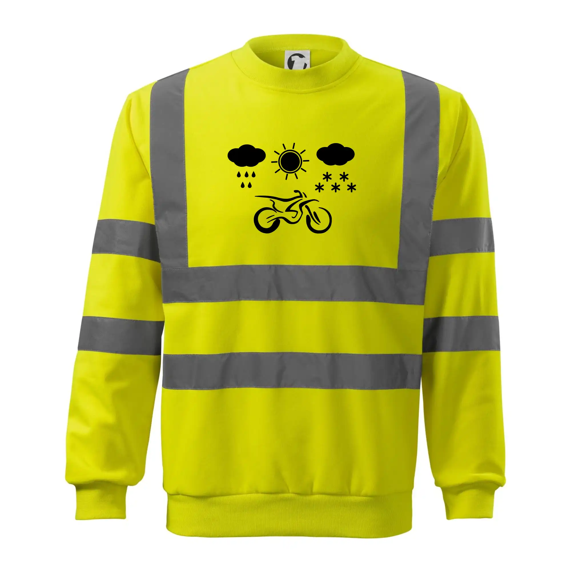 Motocross tričká - Motorkář za každého počasí - enduro - Reflexná mikina