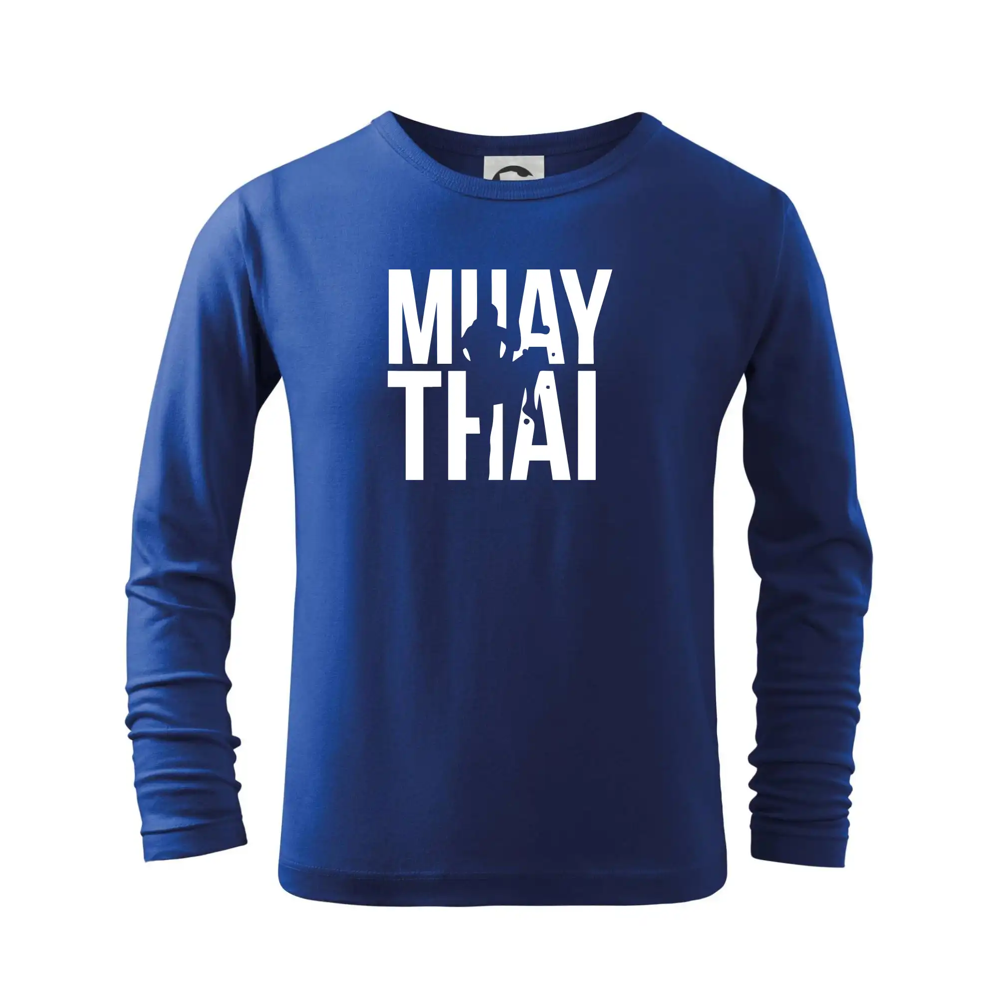 Tričká na box - Nápis Muay Thai - Tričko detské Long Sleeve