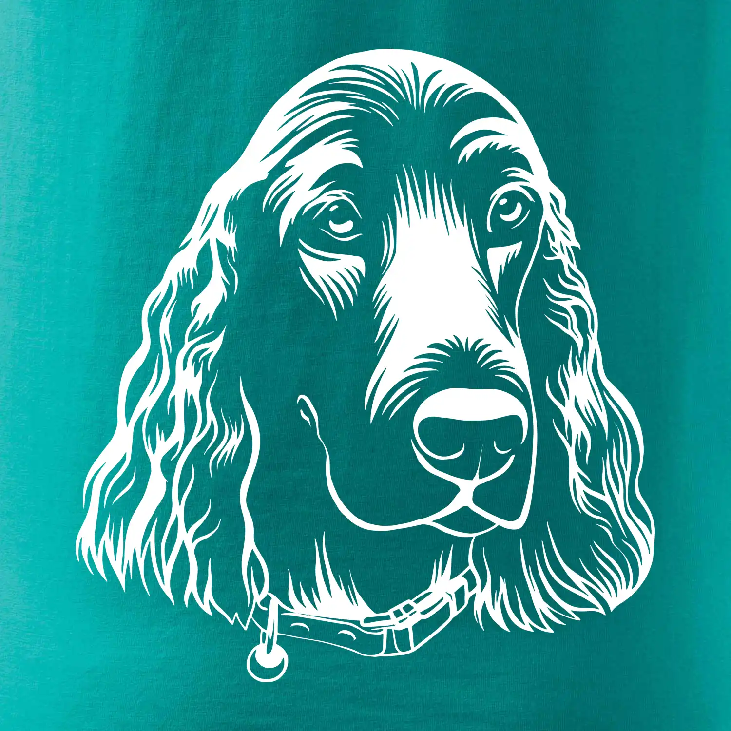 Kokršpaněl - hlava kreslená