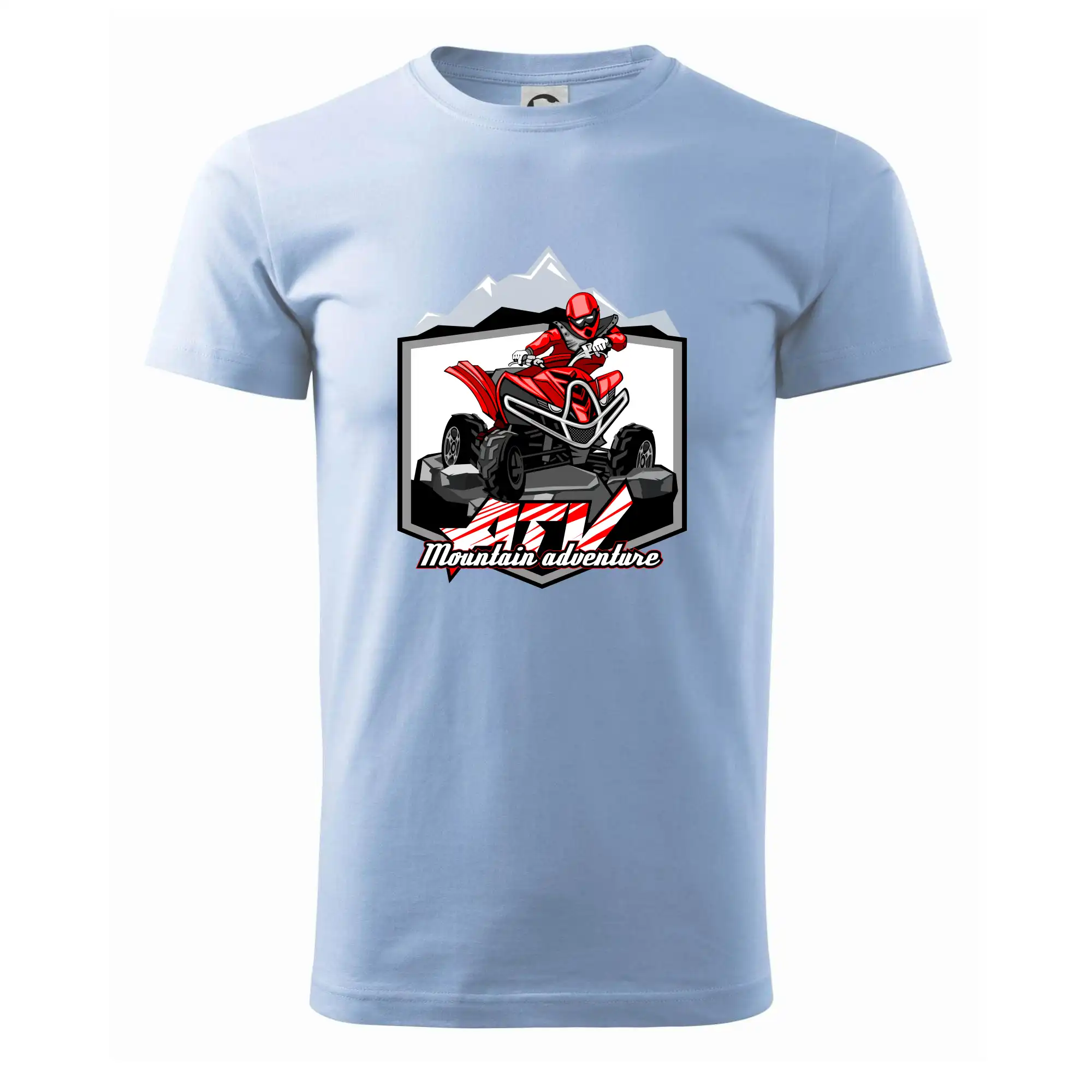 Tričko s štvorkolkou - ATV štvorkolka Mountain - Pánske tričko nižšej gramáže