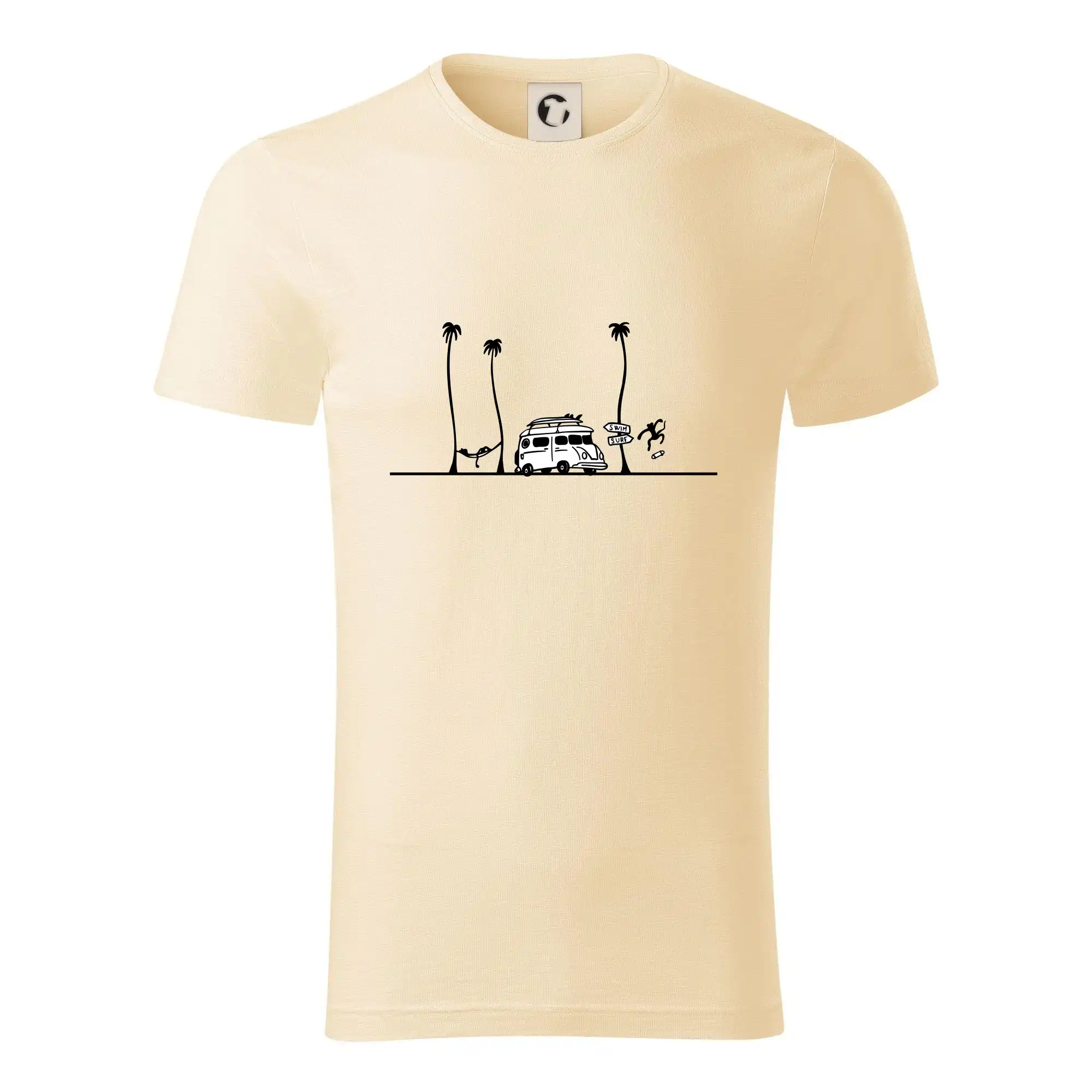 Surferske tričká - Surf on - Tričko z organickej bavlny