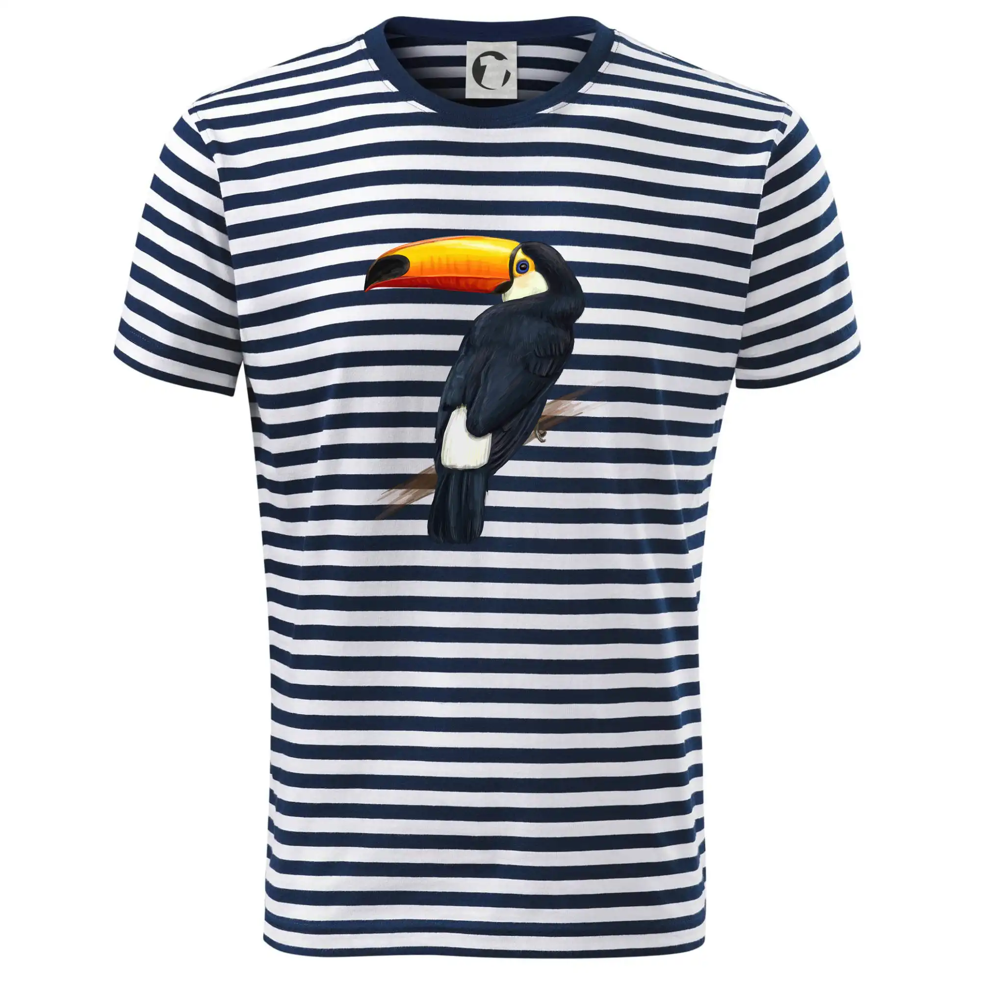 Tričko s motívmi vtákov - Tukan kreslený - Tričko na vodu