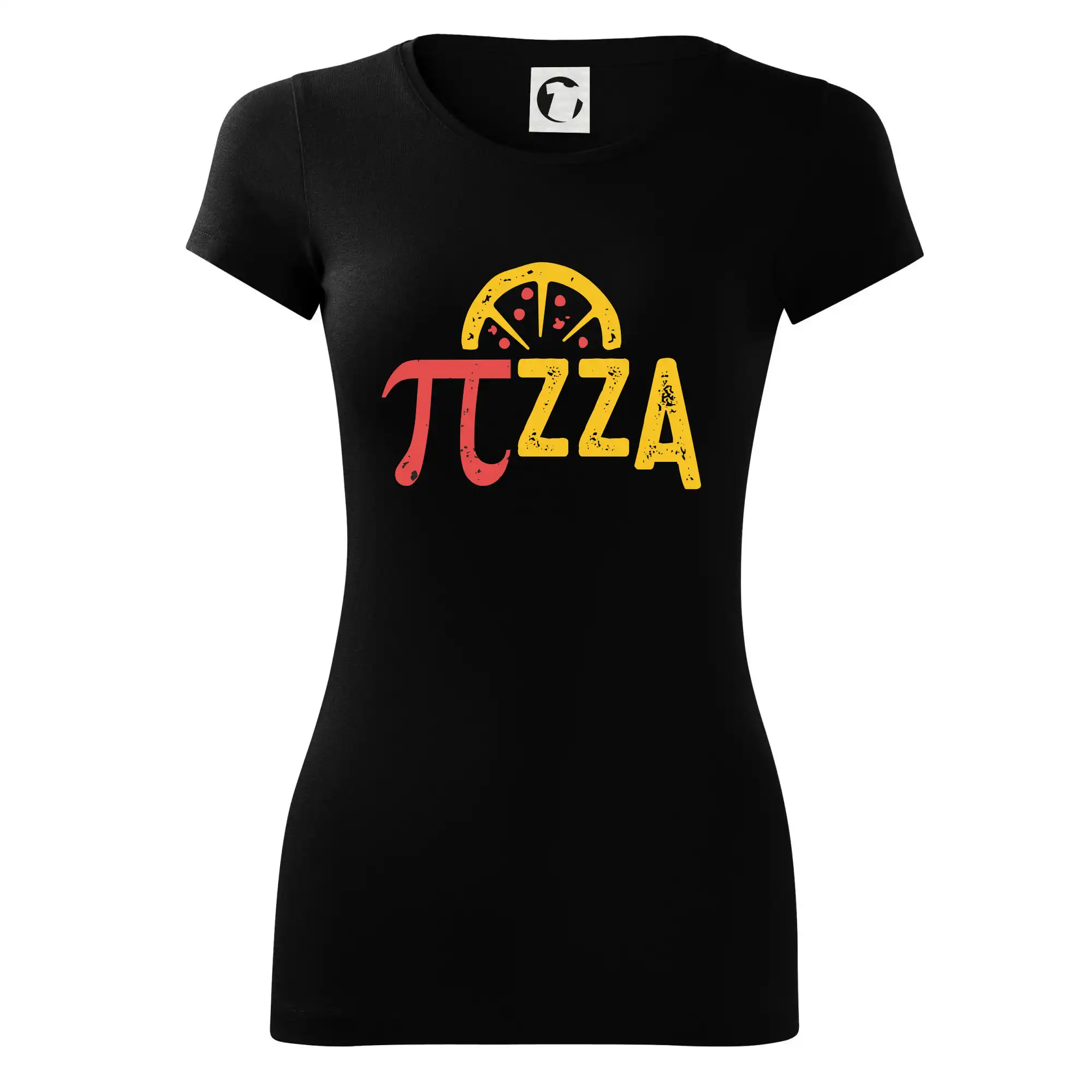 Vtipné tričká pre matematiky - Pi- za pizza - Dámske tričko Glance - Priliehavejší strih