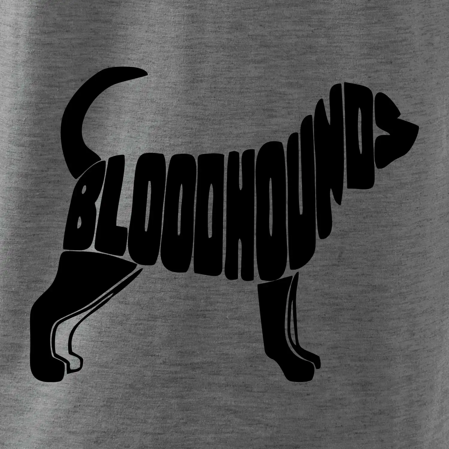 Bloodhound nápis v těle