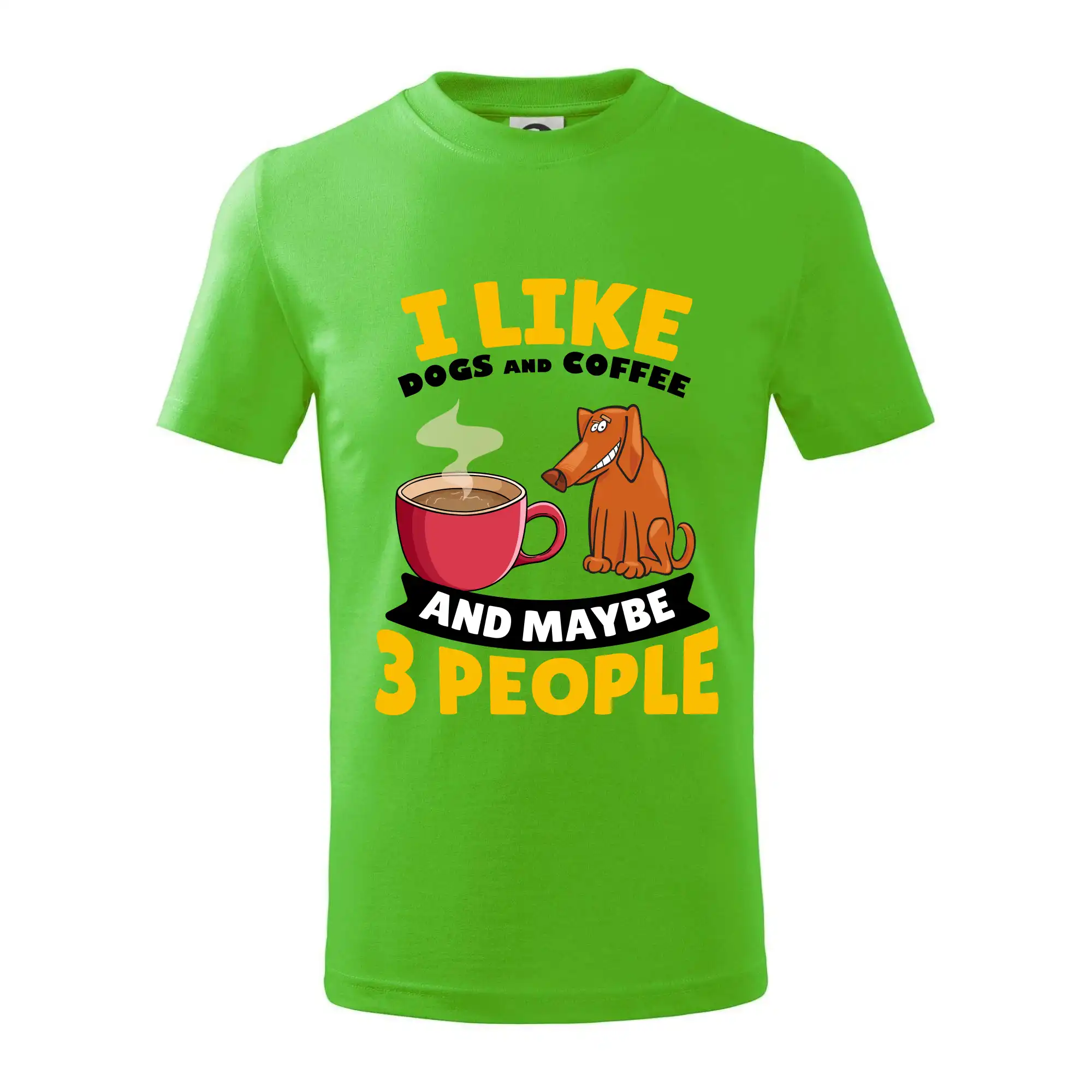 I like dogs and coffee and maybe 3 people