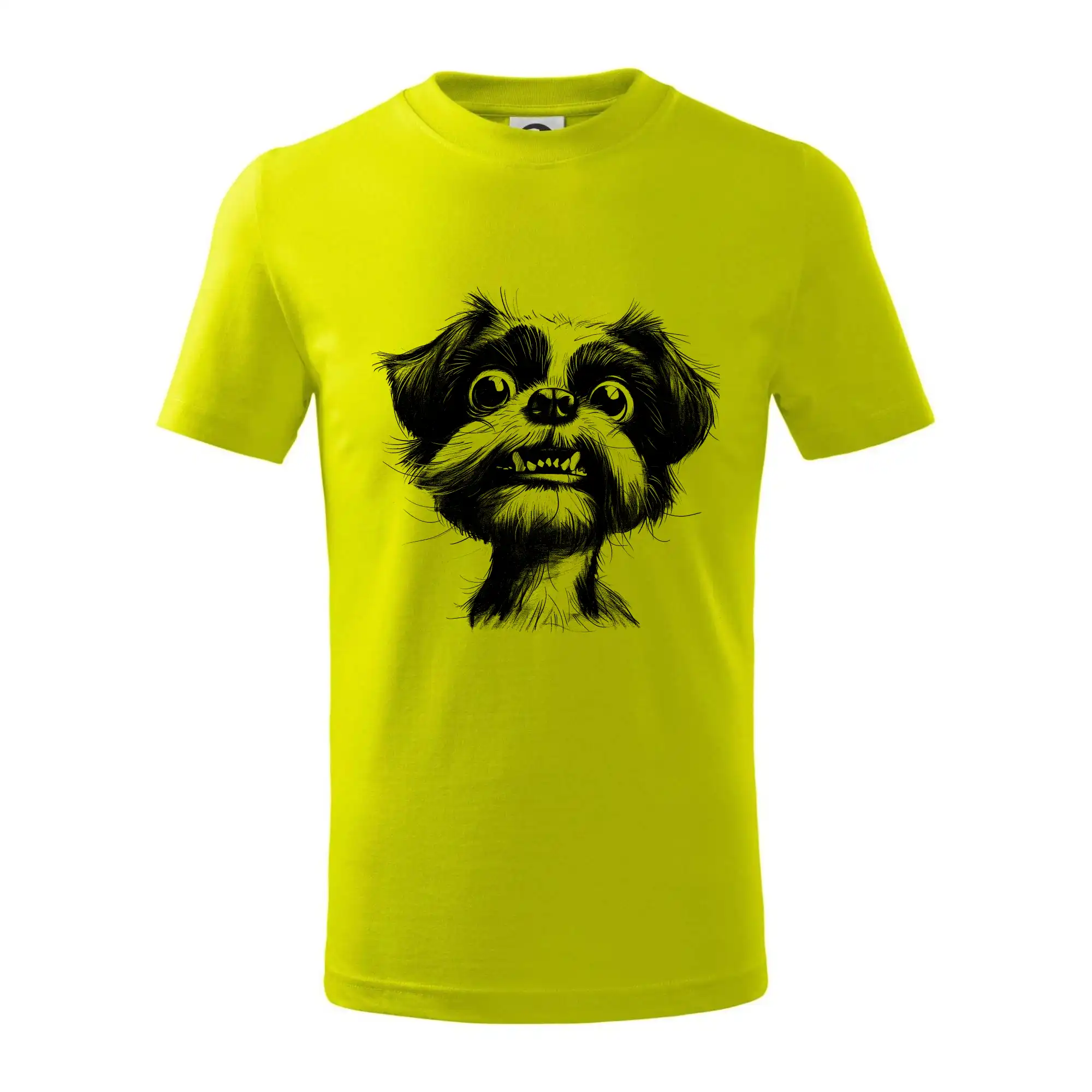 Černobílá karikatura Ši-tzu