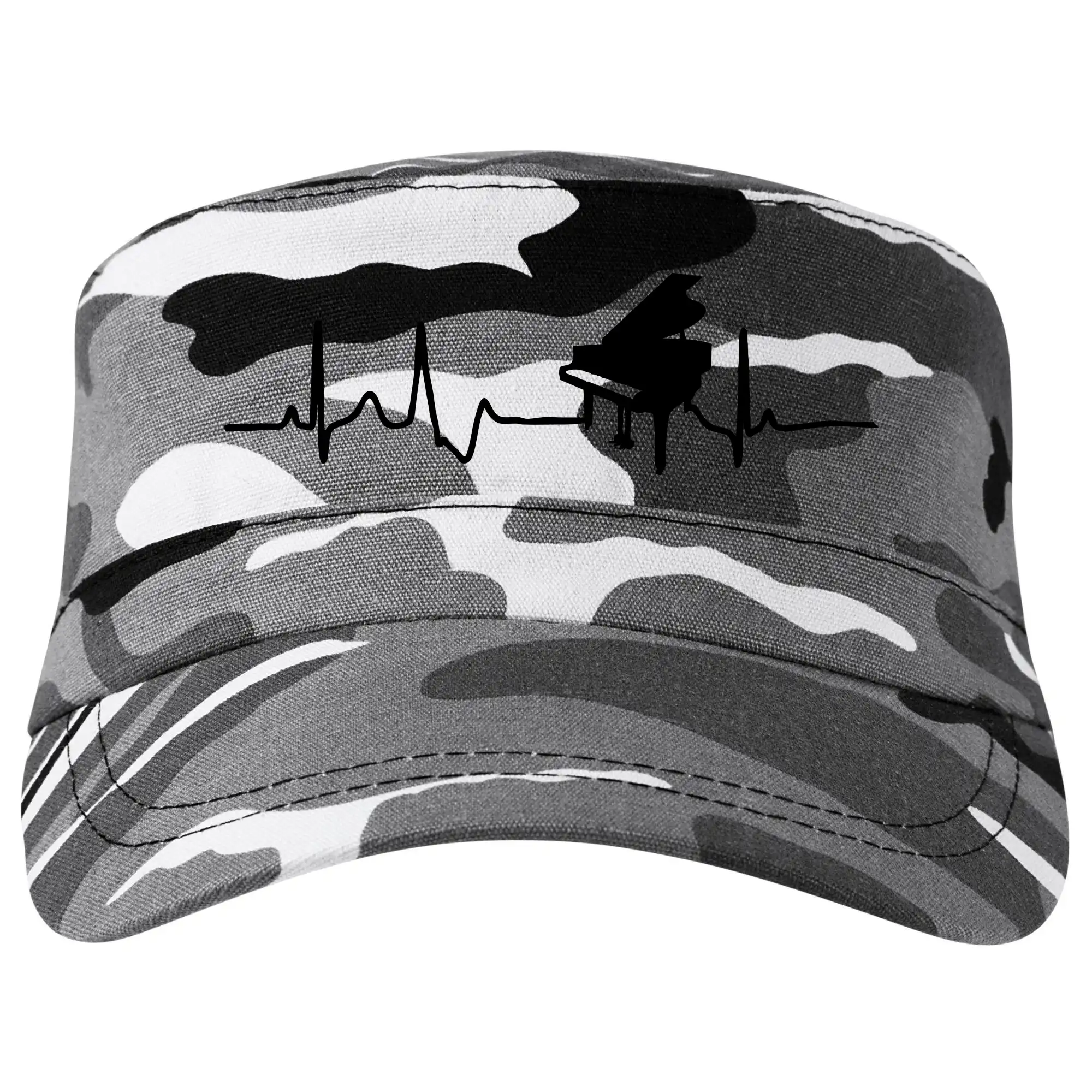 Piano ekg - krídlo - Šiltovka CAMO