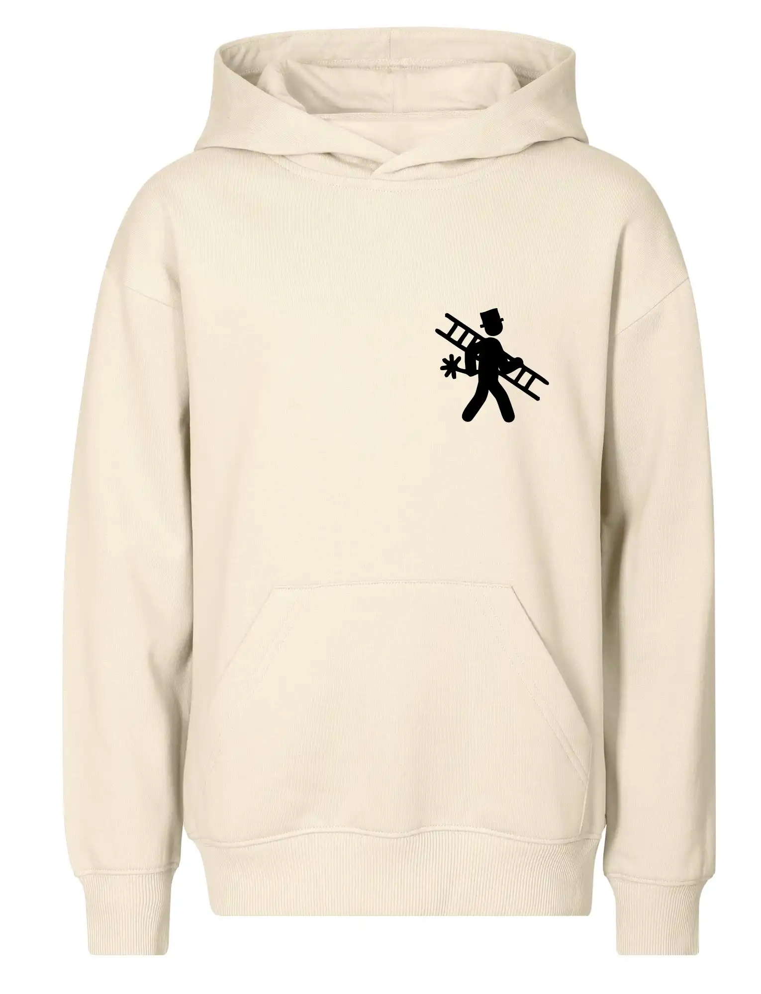 Kominík logo + nápis na zádech