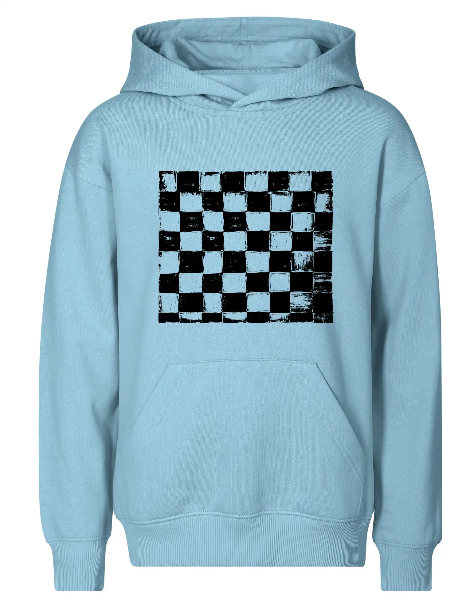 Šachovnica čierna kreslená