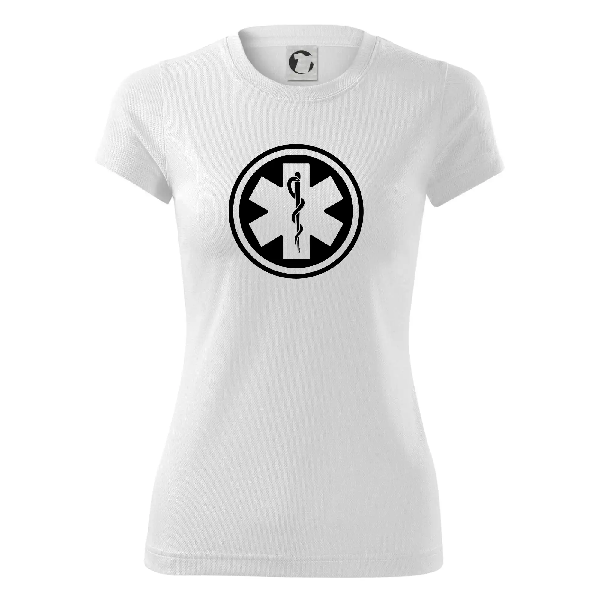 Tričká a mikiny pre záchranárov a lekárov - Kvalitné oblečenie pre zdravotníkov - Rescue logo samostatné guľaté - Dámske Fantasy športové (dresovina)