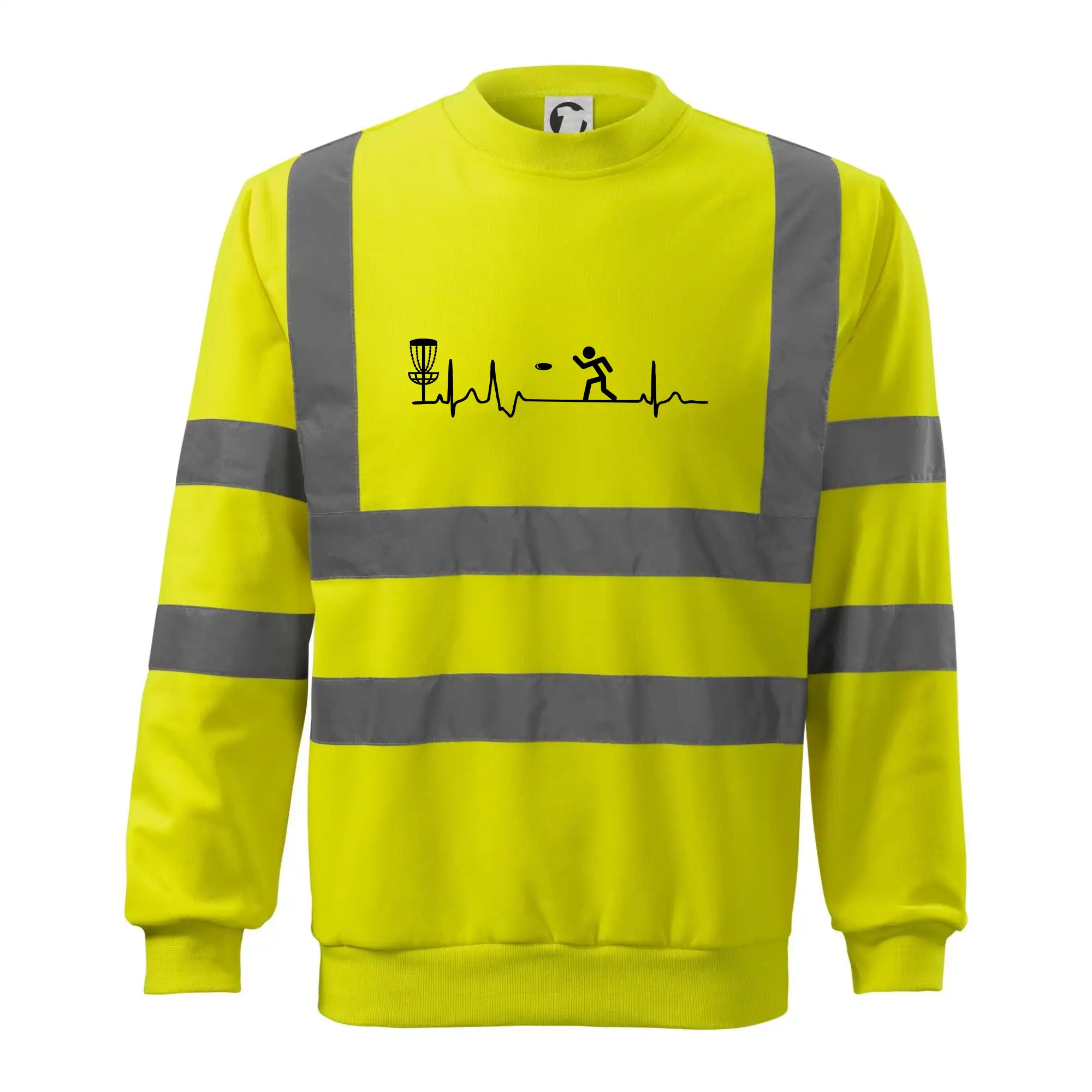 EKG disc golf - Reflexná mikina