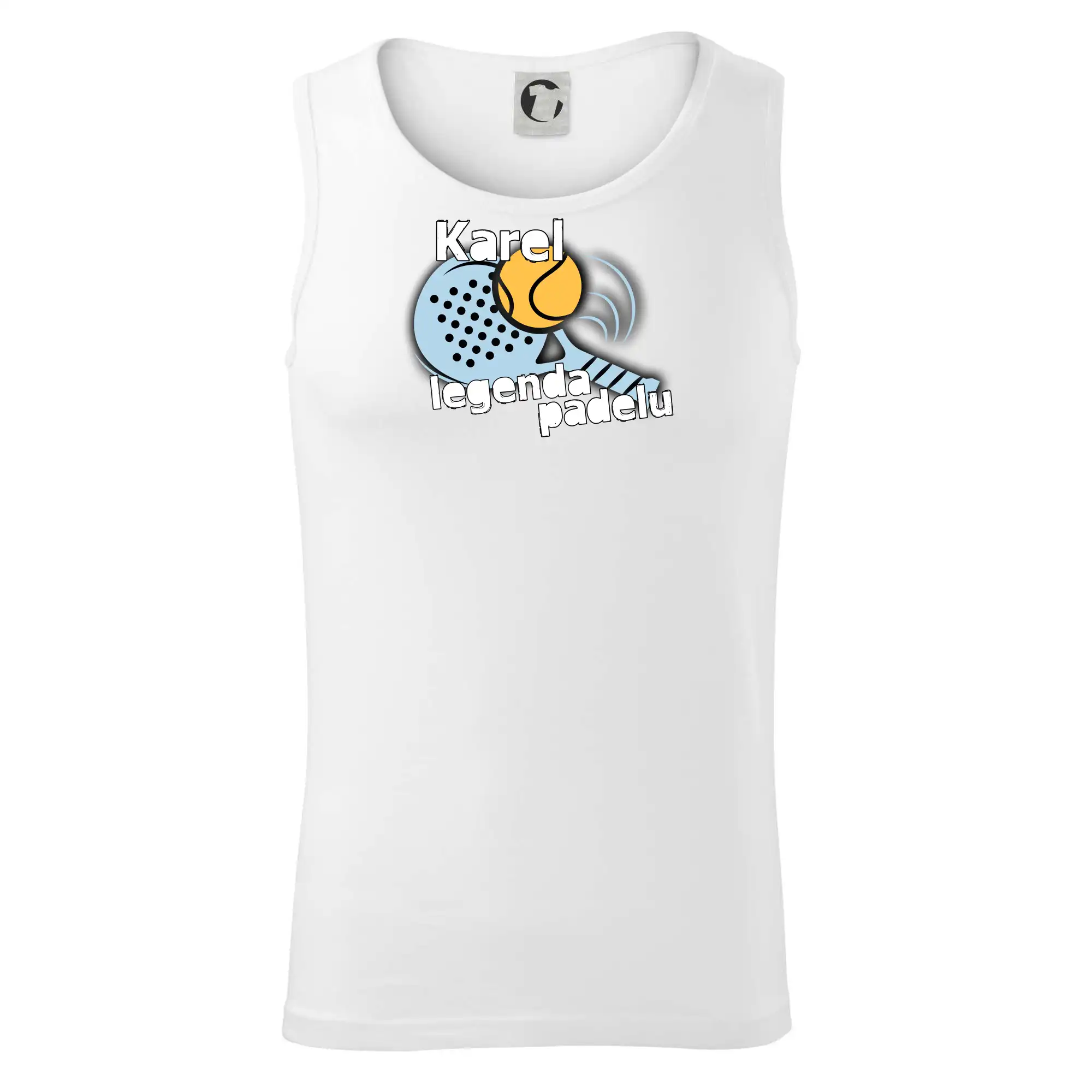 Tričká s motívmi Padel tenis - Meno legenda padelu - Tielko pánske Core