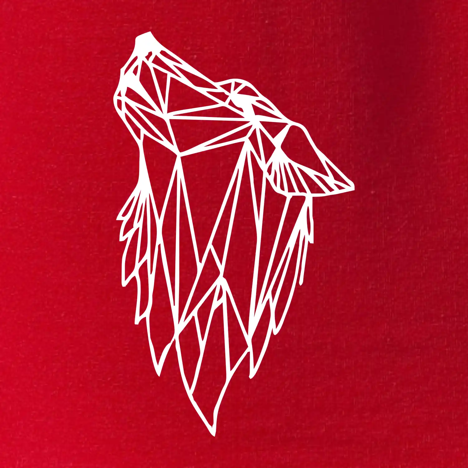 Geometrie - vlk - vyjící