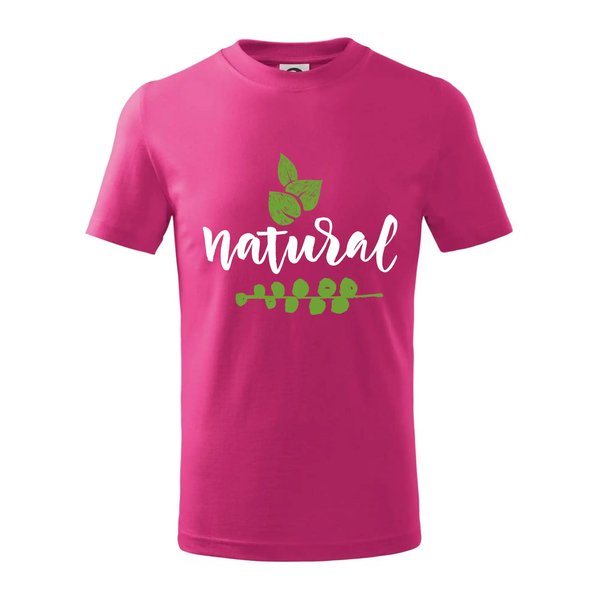 Natural - nápis v listech