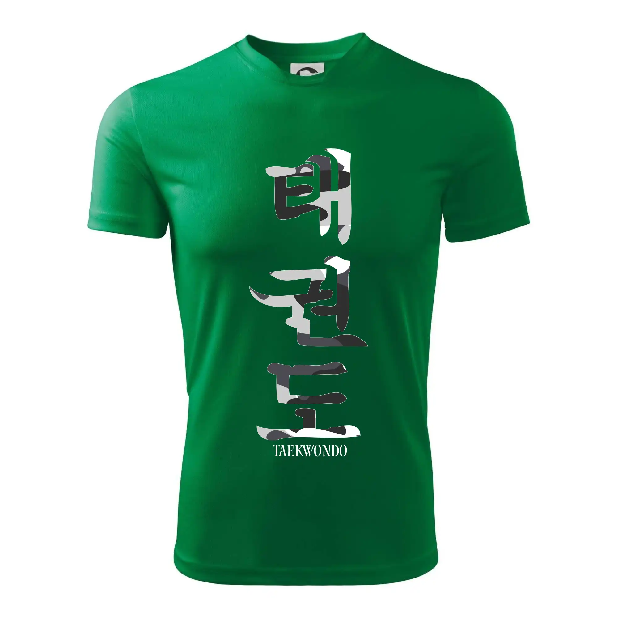 Taekwondo maskáčový nápis