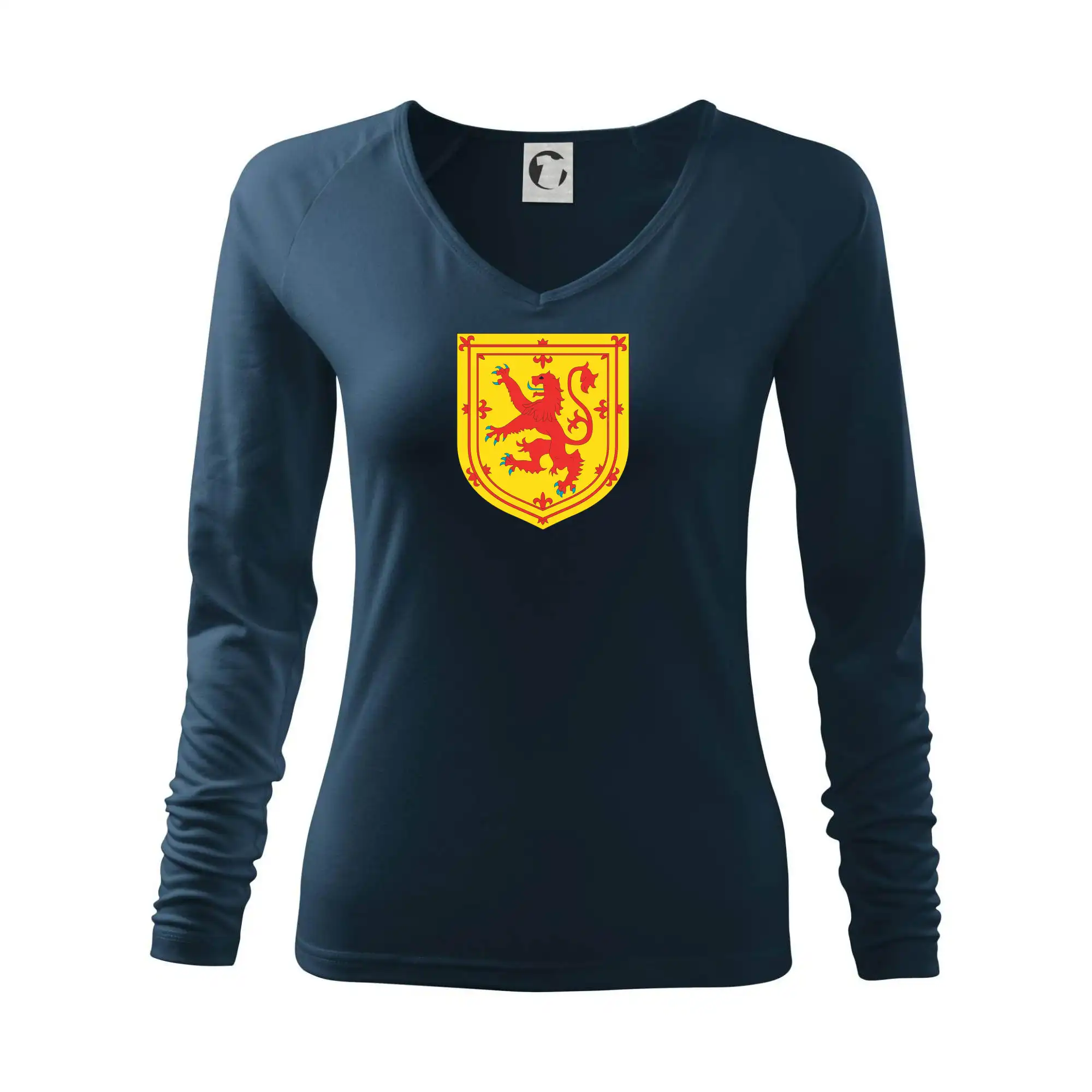 Skotský lev na hrudi