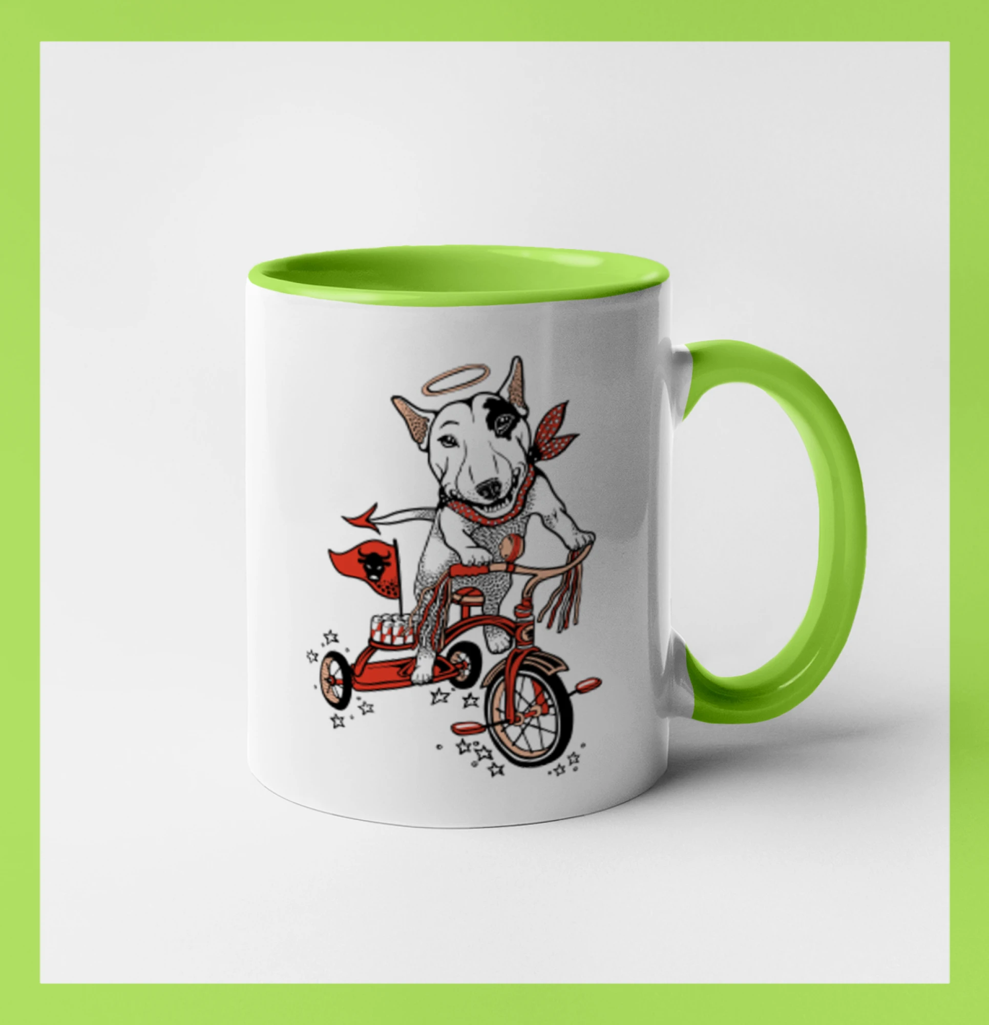 Bull terier anděl (Pecka design)