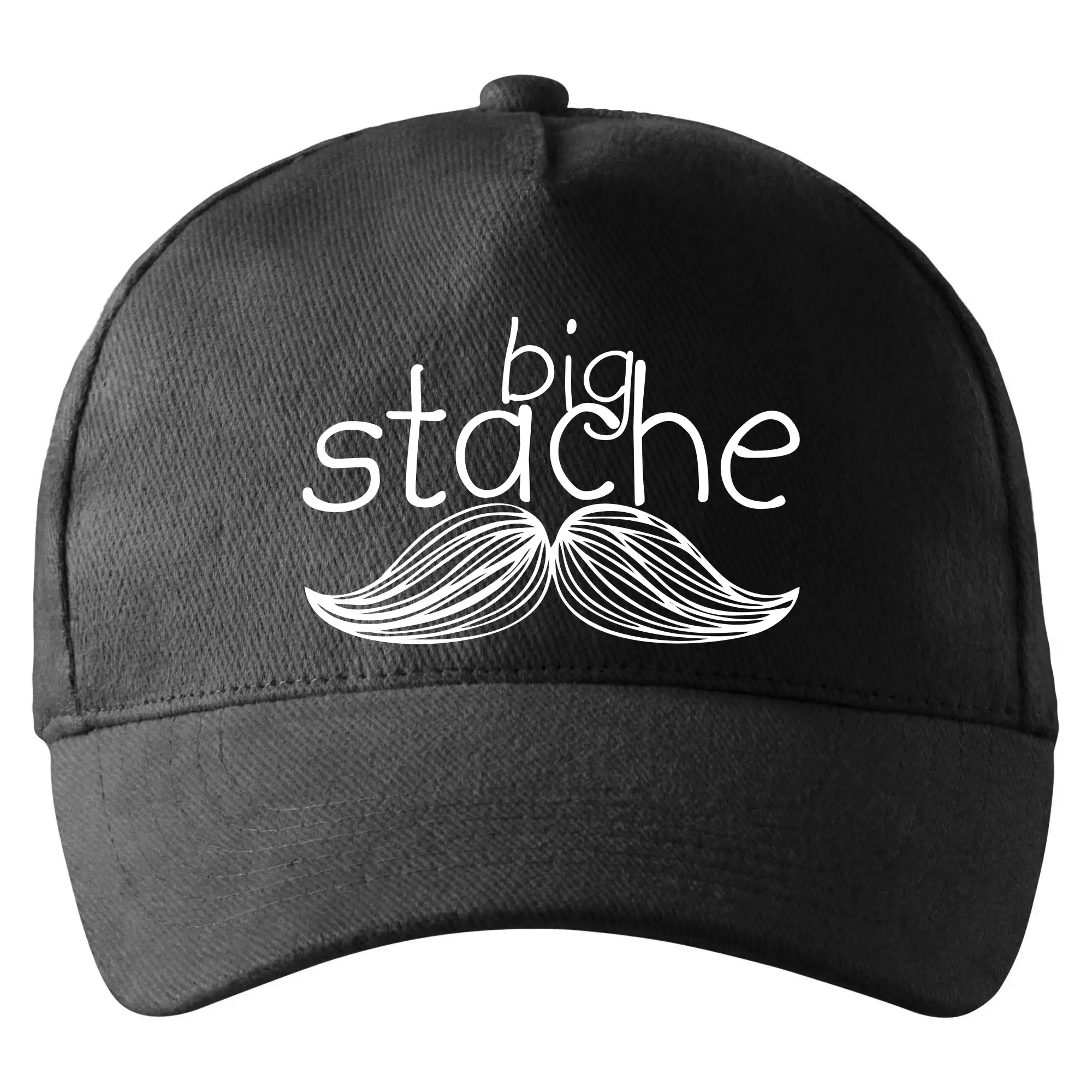 Tričká s fúzikmi - Big stache - Šiltovka so zahnutým šiltom a mosaznou sponou