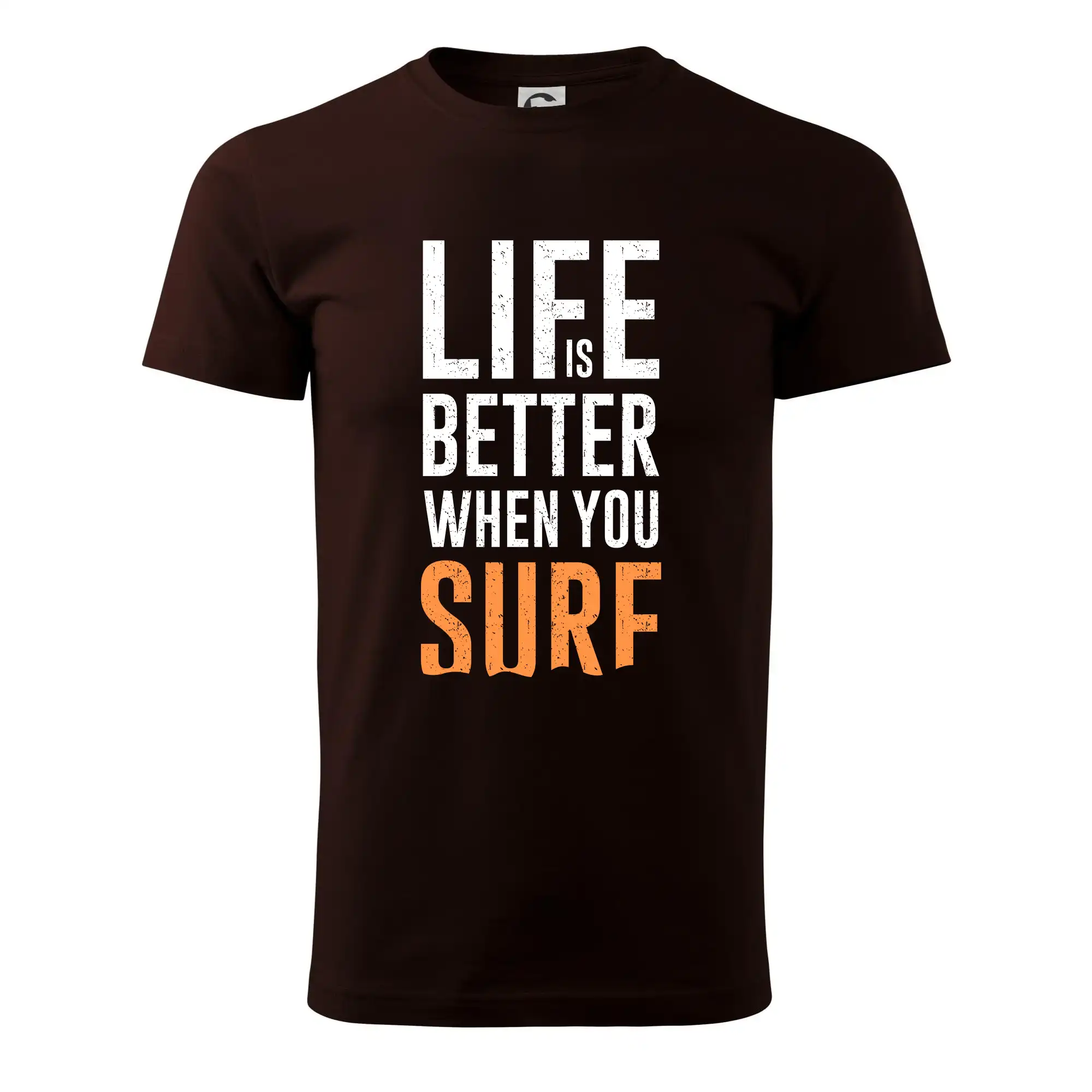 Surferske tričká - Life is better when you surf - Pánske tričko nižšej gramáže