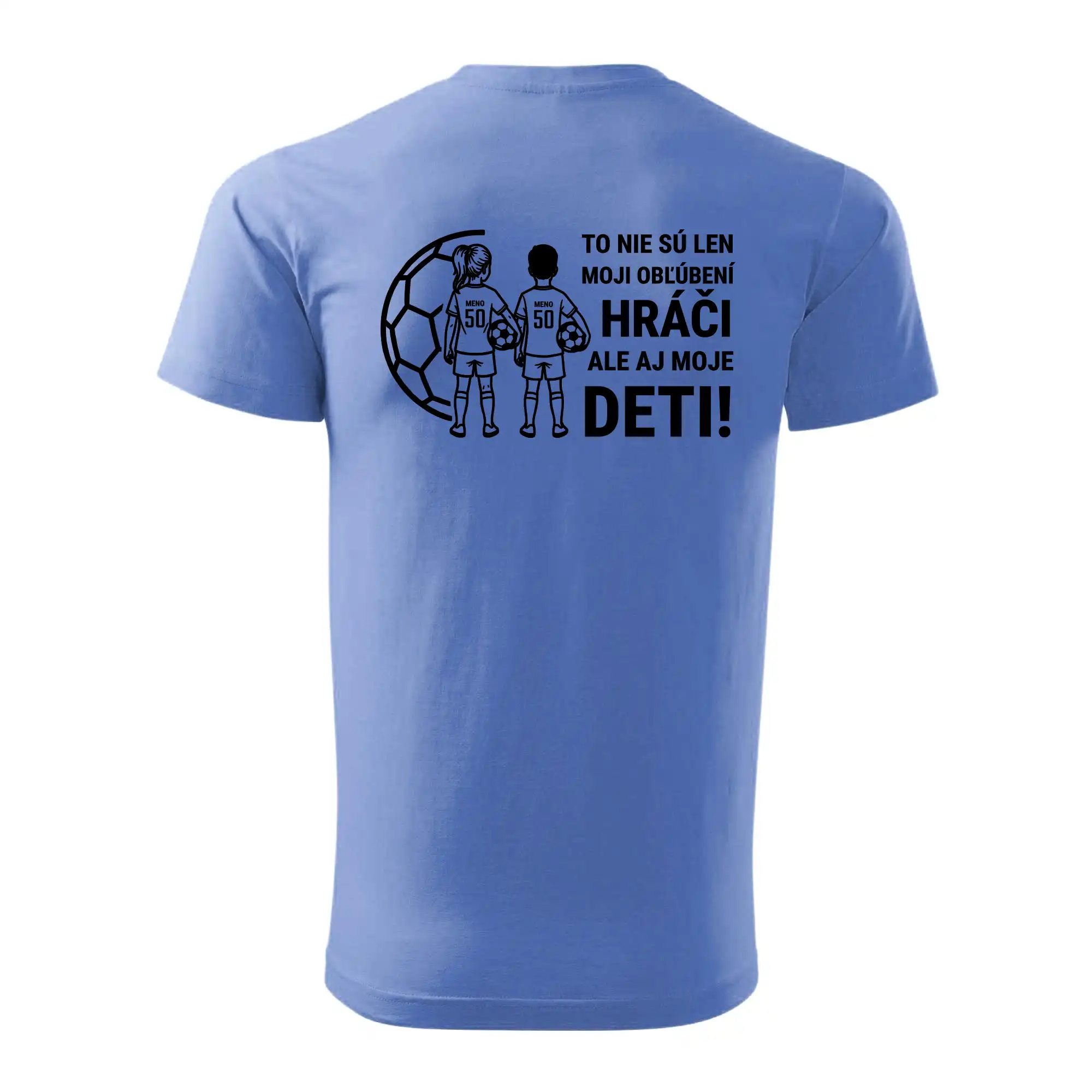 Futbalový otec - syn a dcéra (vaše meno a číslo)