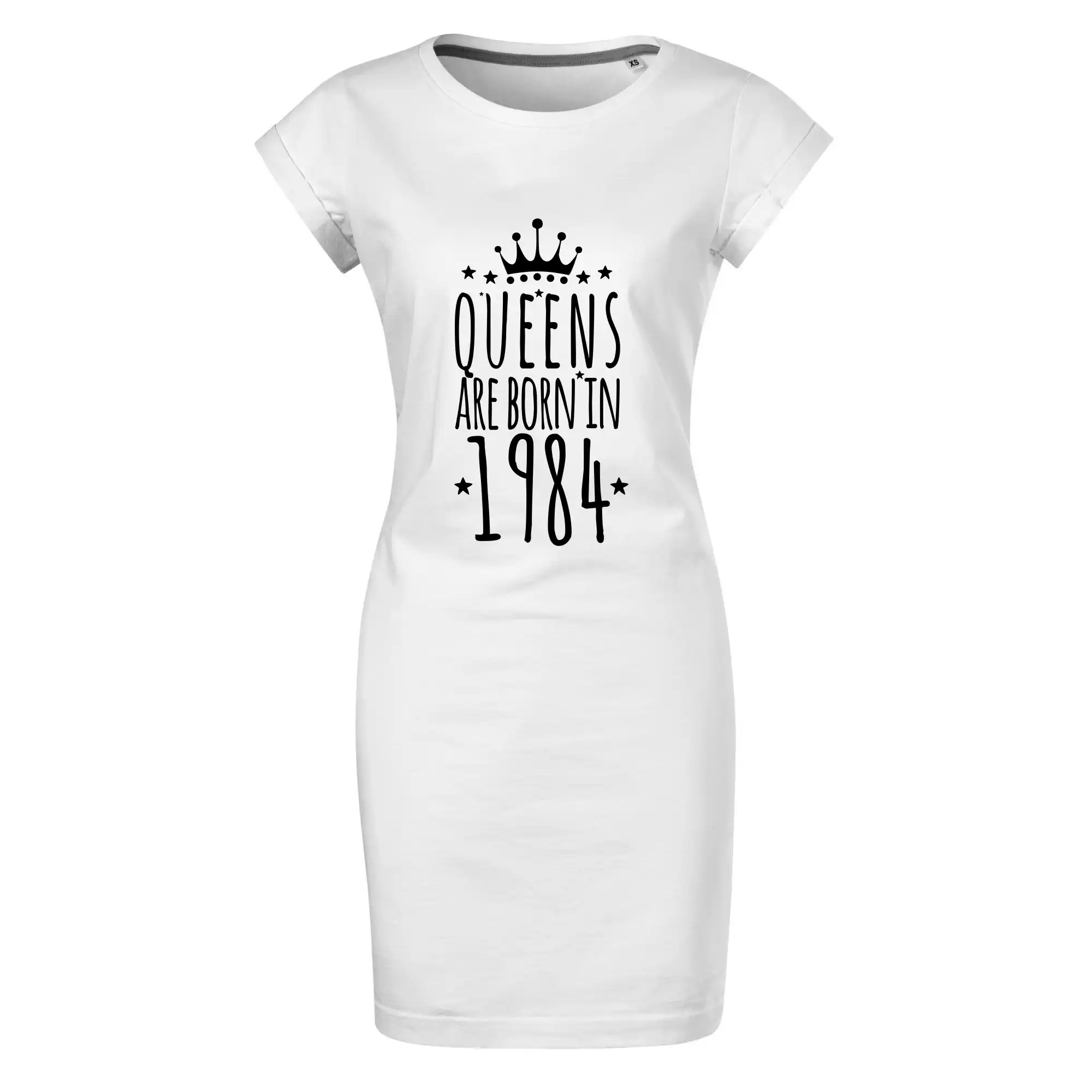 Trička s ročníkom 1984 - Queens are born in 1984 - Tričko Šaty FREEDOM