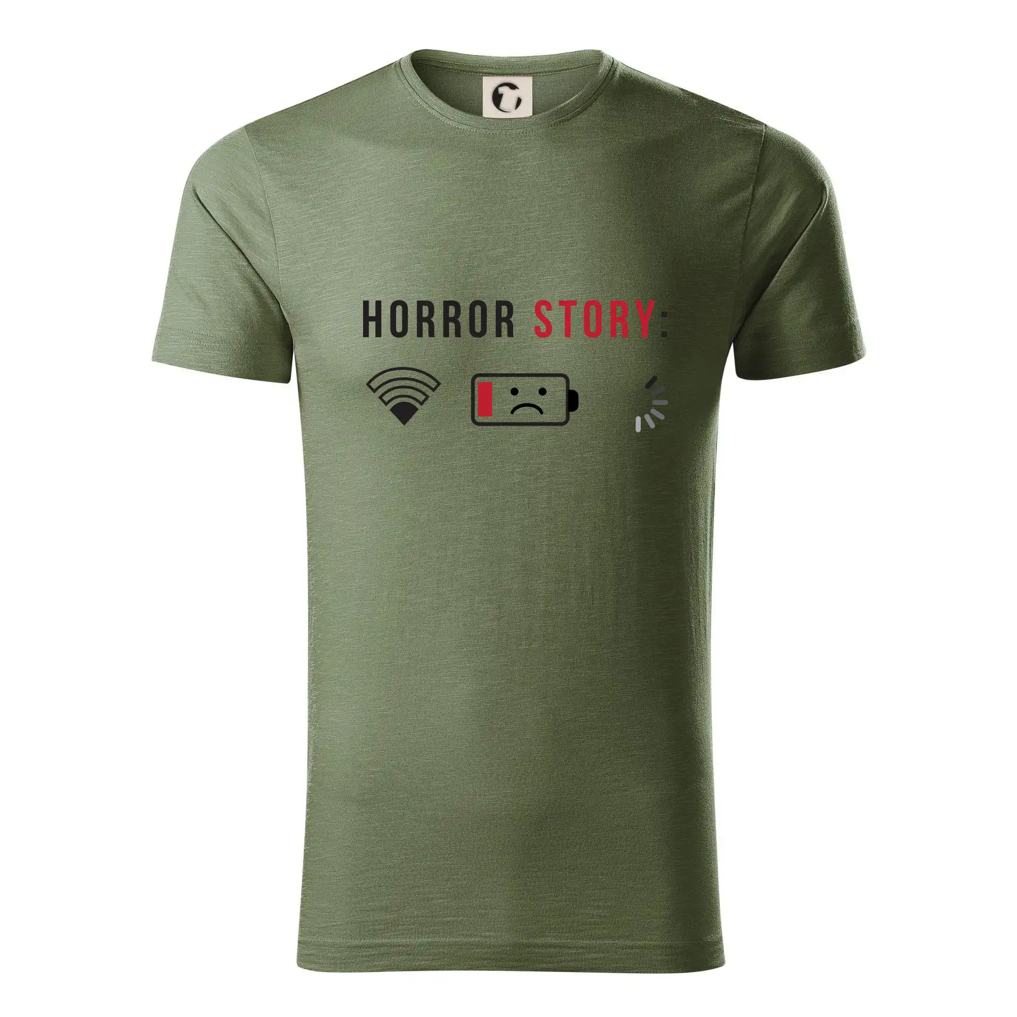 Tričká pre ajťákov - Horror story - Tričko z organickej bavlny