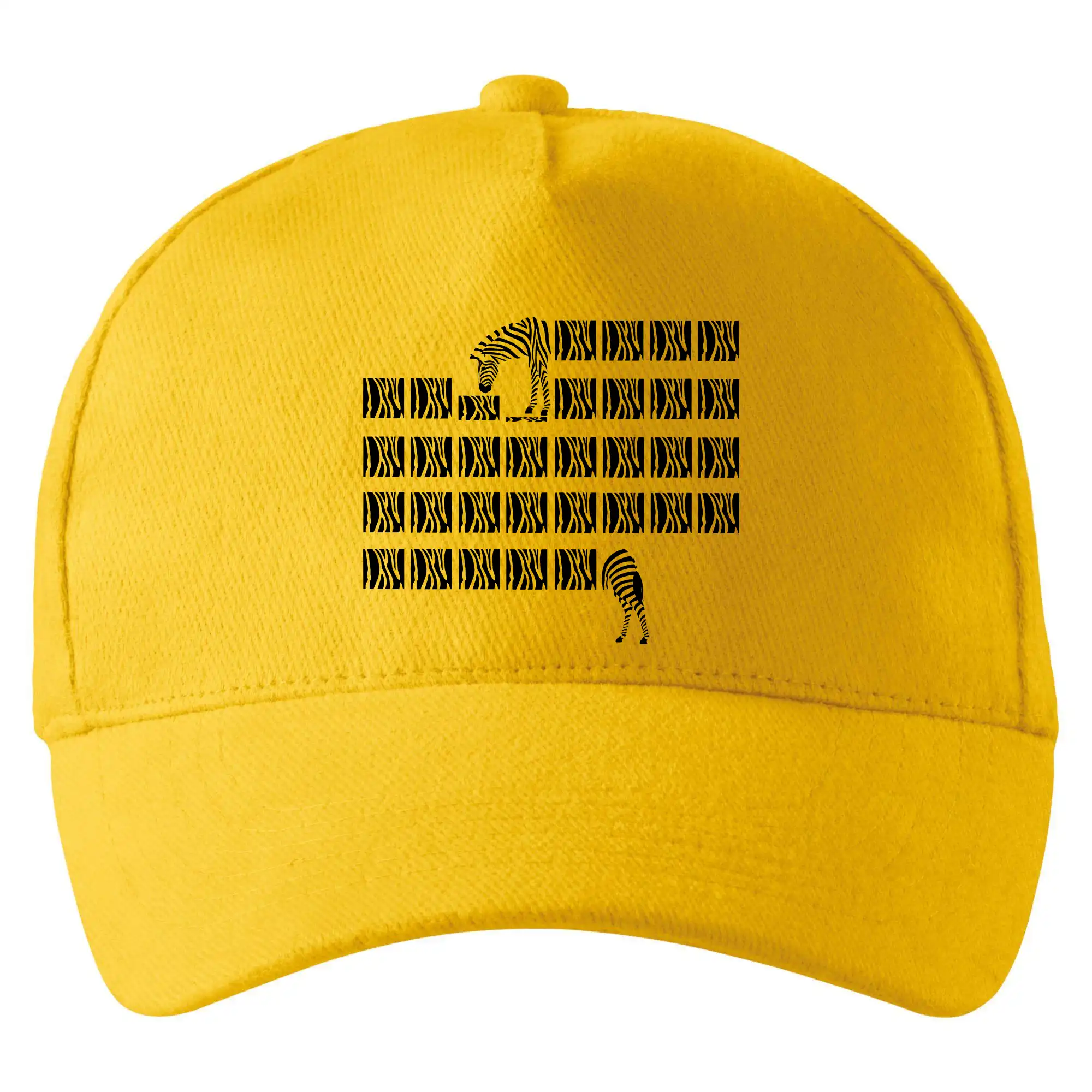 Tričká so zvieratami - Zebra dlhá - Šiltovka so zahnutým šiltom a mosaznou sponou