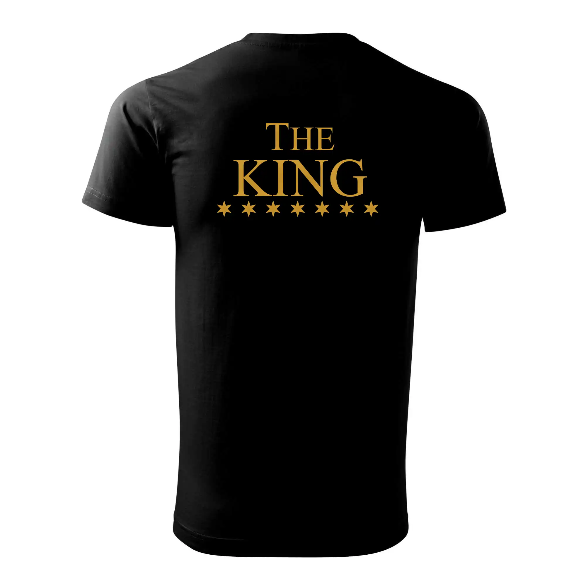 Tričká pre zamilovaných - The King - His Queen - párové triko - Tričko extra veľké  (5-8XL)